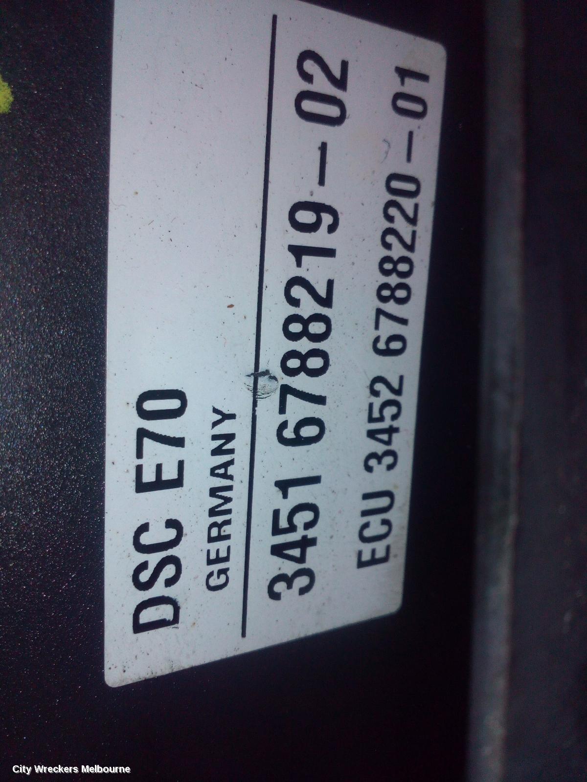 BMW X5 ABS PUMP/MODULATOR, E70, P/N 34516780126, 03/2007 - 08/2013