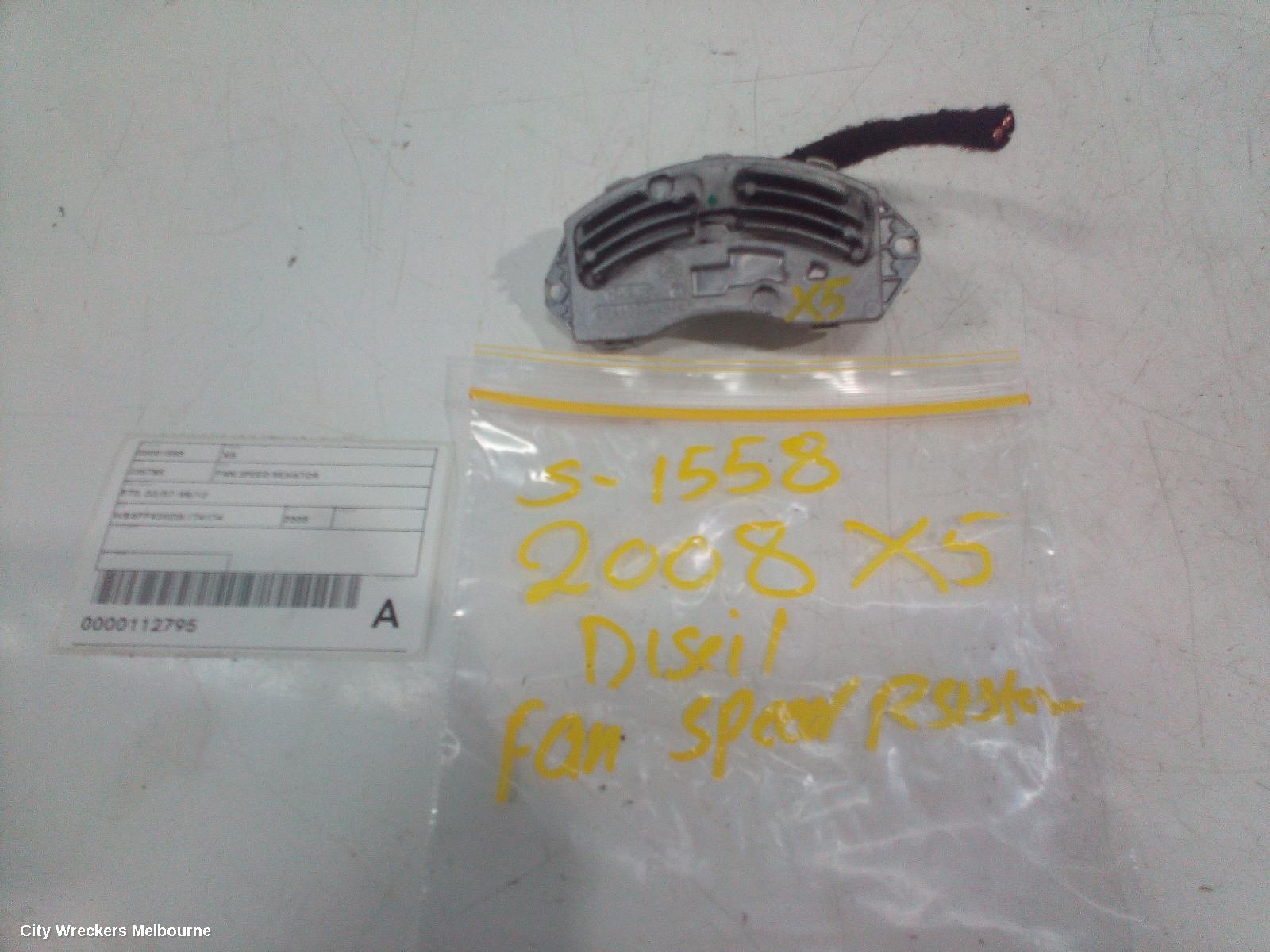 BMW X5 FAN SPEED RESISTOR, E70, 12/2006 - 08/2013