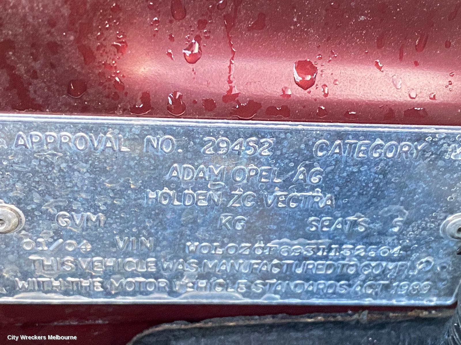 HOLDEN VECTRA BONNET, ZC, 03/2003 - 12/2006