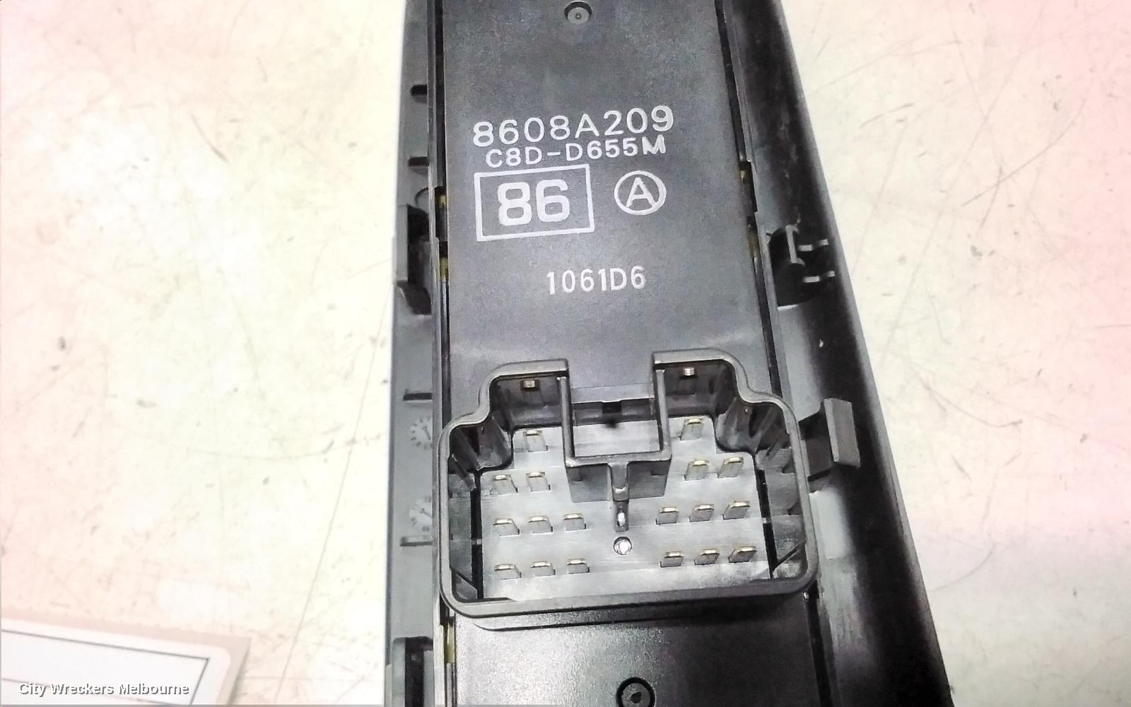 MITSUBISHI ASX PWR DR WIND SWITCH, RH FRONT (MASTER SWITCH), XA-XB, 05/2010 - 06/2013