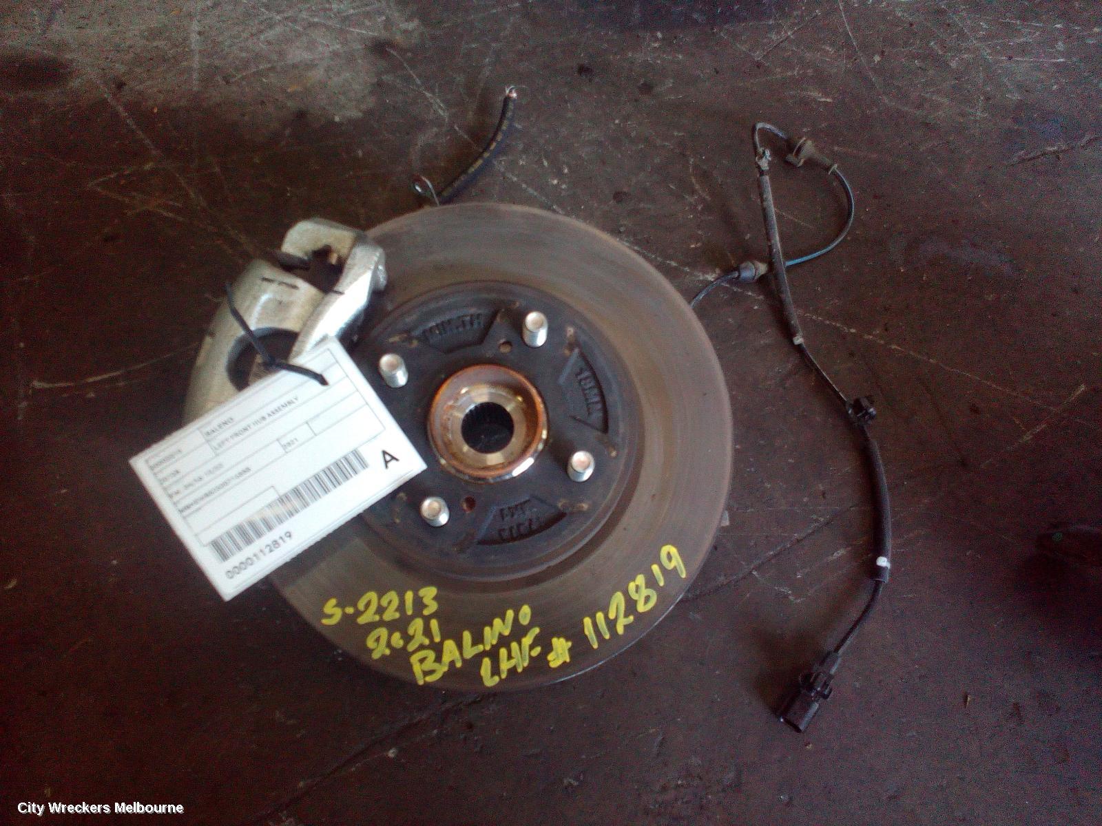 SUZUKI BALENO LEFT FRONT HUB ASSEMBLY, EW, 04/2016 - 12/2022