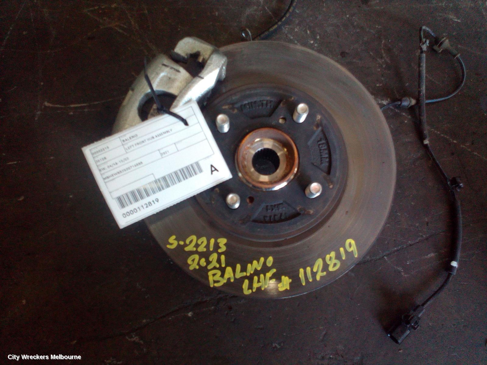 SUZUKI BALENO LEFT FRONT HUB ASSEMBLY, EW, 04/2016 - 12/2022