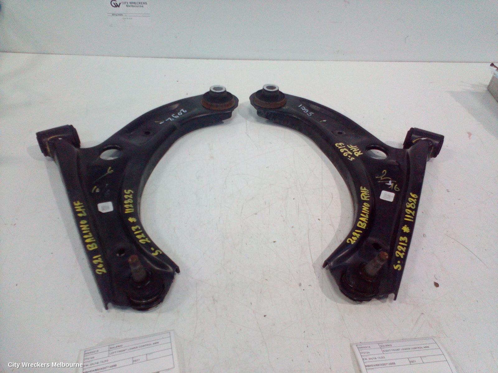 SUZUKI BALENO LEFT FRONT LOWER CONTROL ARM, EW, 04/2016 - 12/2022