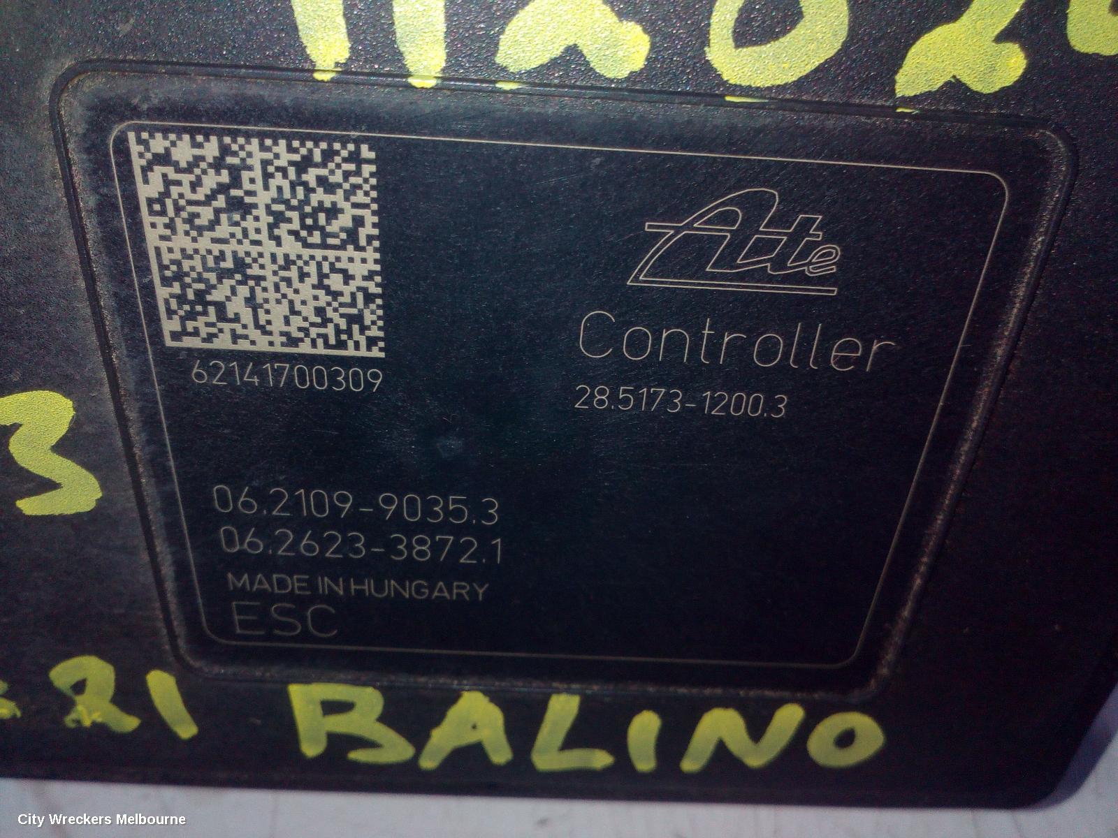 SUZUKI BALENO ABS PUMP/MODULATOR, EW, 04/2016 - 12/2022