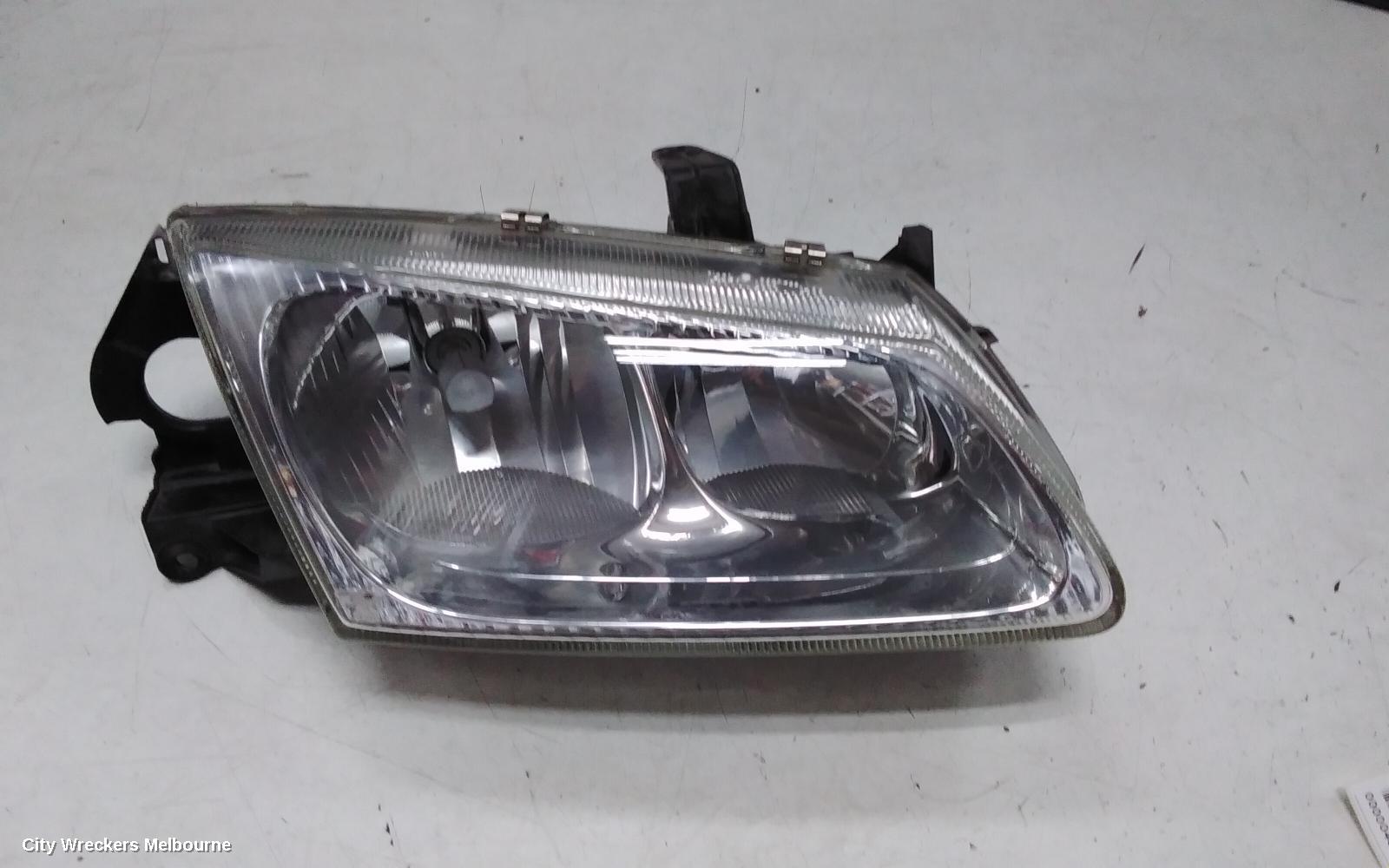 NISSAN PULSAR RIGHT HEADLAMP, N16, HATCH, SEPARATE H/LAMP + C/LIGHT, 06/2001 - 07/2003