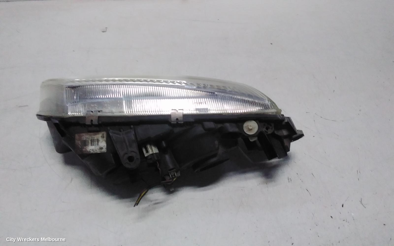 NISSAN PULSAR RIGHT HEADLAMP, N16, HATCH, SEPARATE H/LAMP + C/LIGHT, 06/2001 - 07/2003