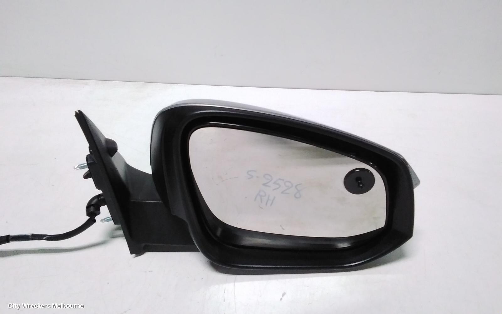 TOYOTA KLUGER RIGHT DOOR MIRROR, GSU50/GSU55, GX/GXL, NON HEATED, NON MEMORY FUNCTION & NON BLIND SPOT, 12/2013 - 10/2016