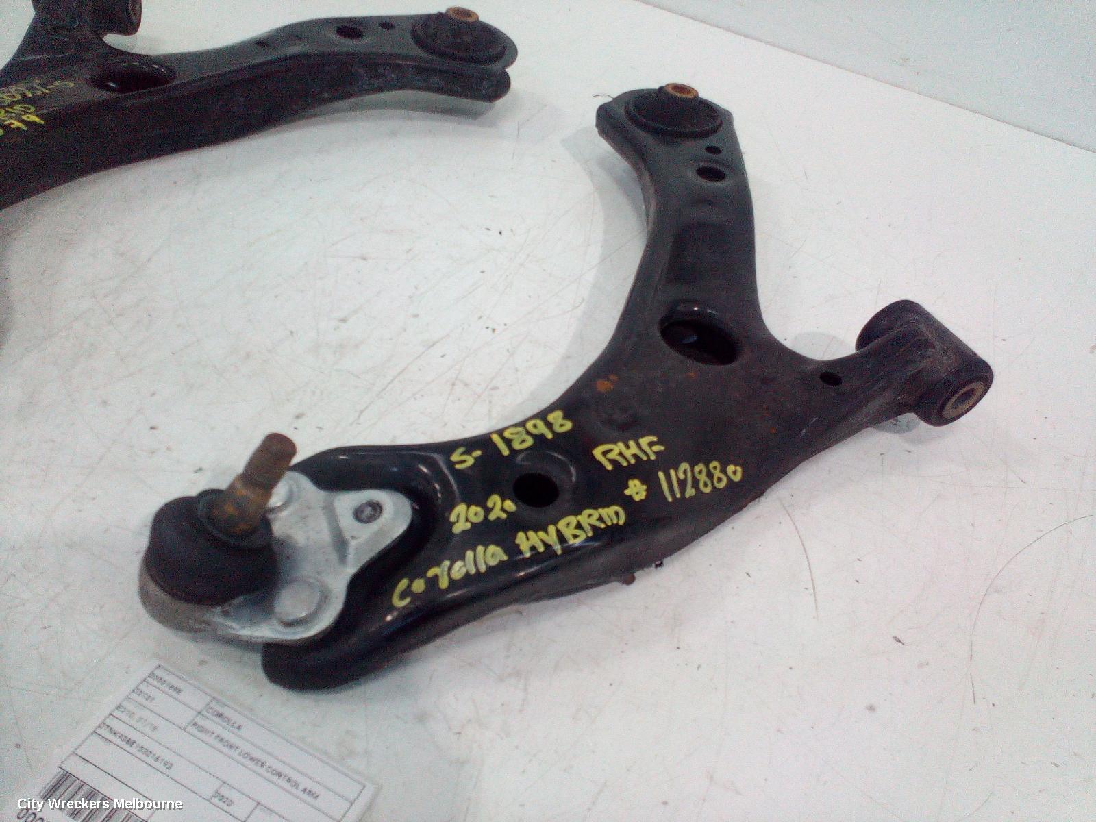 TOYOTA COROLLA RIGHT FRONT LOWER CONTROL ARM, E210, 07/2018 ONWARDS