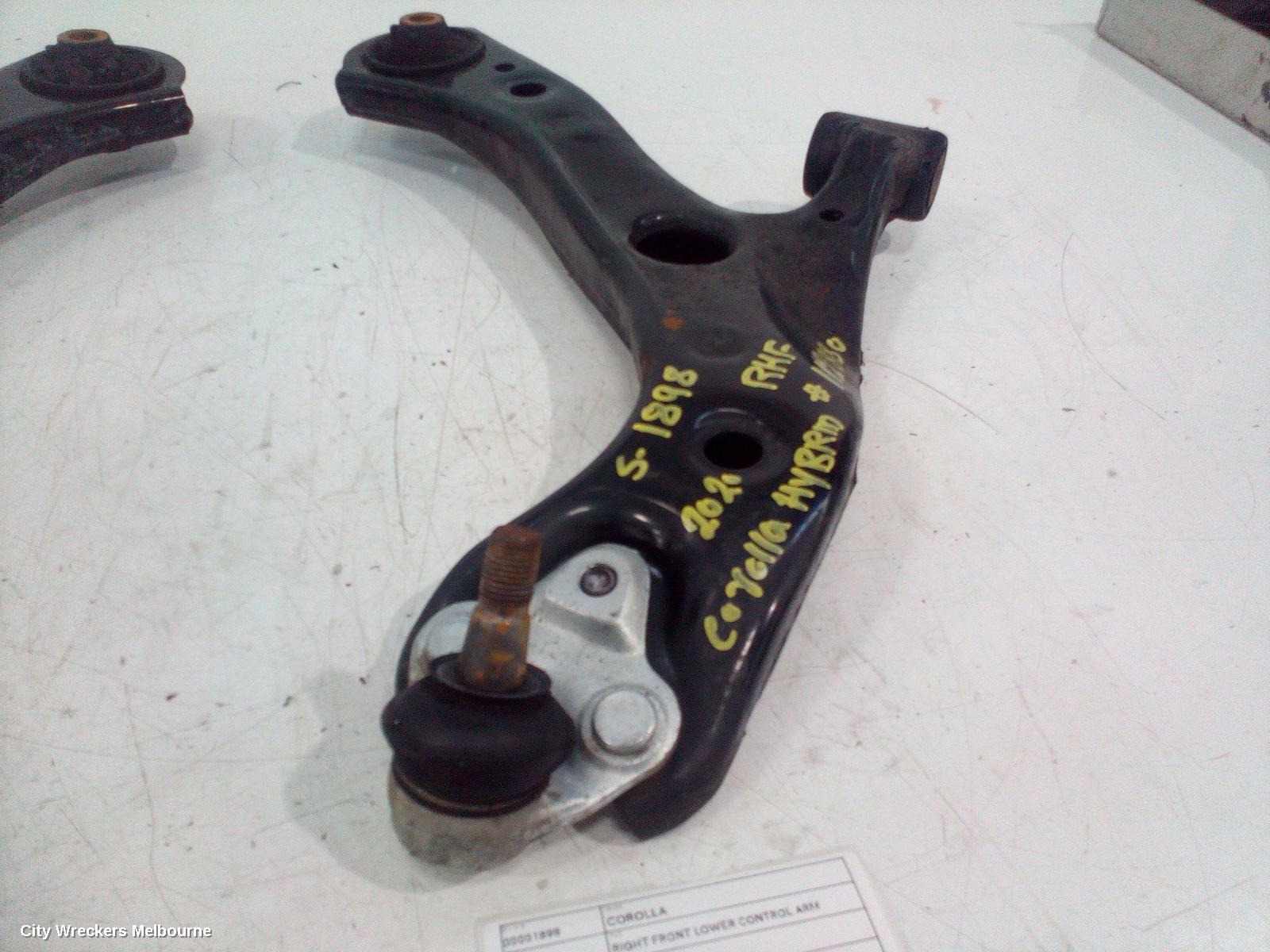 TOYOTA COROLLA RIGHT FRONT LOWER CONTROL ARM, E210, 07/2018 ONWARDS