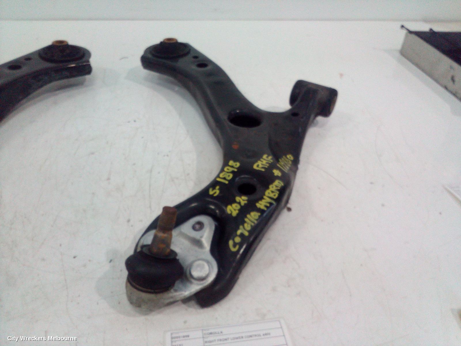 TOYOTA COROLLA RIGHT FRONT LOWER CONTROL ARM, E210, 07/2018 ONWARDS