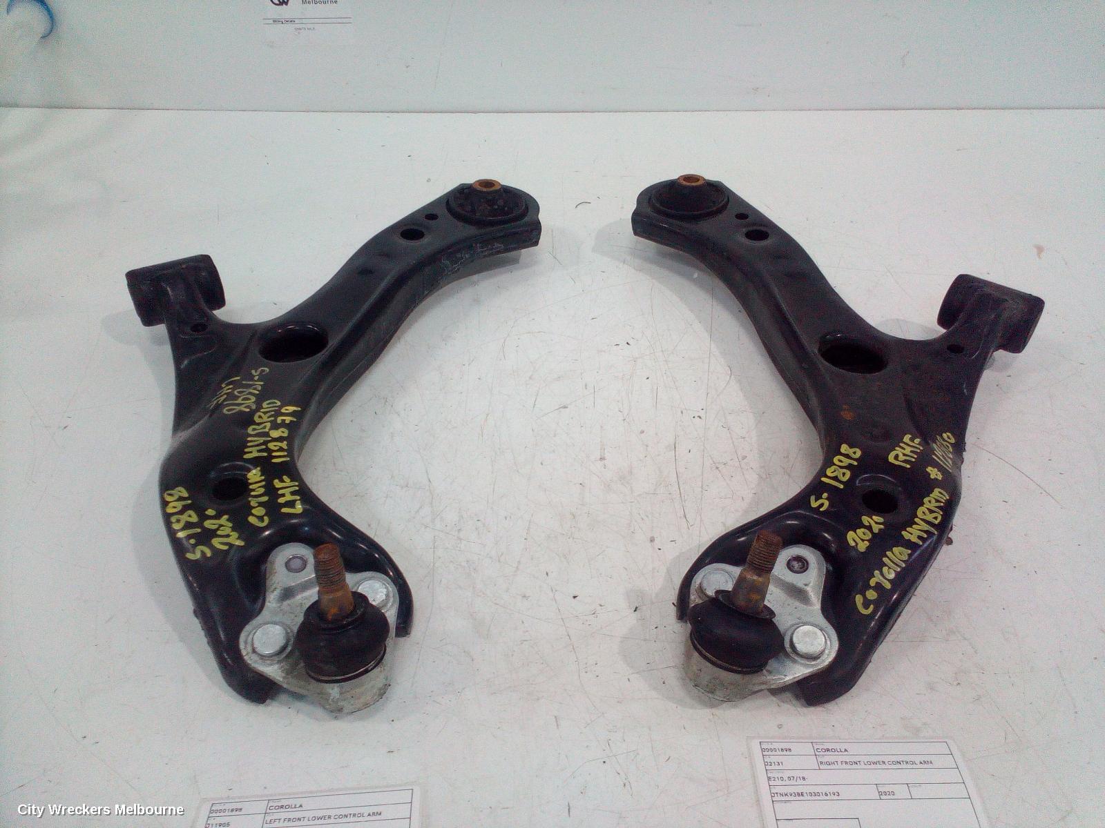 TOYOTA COROLLA RIGHT FRONT LOWER CONTROL ARM, E210, 07/2018 ONWARDS