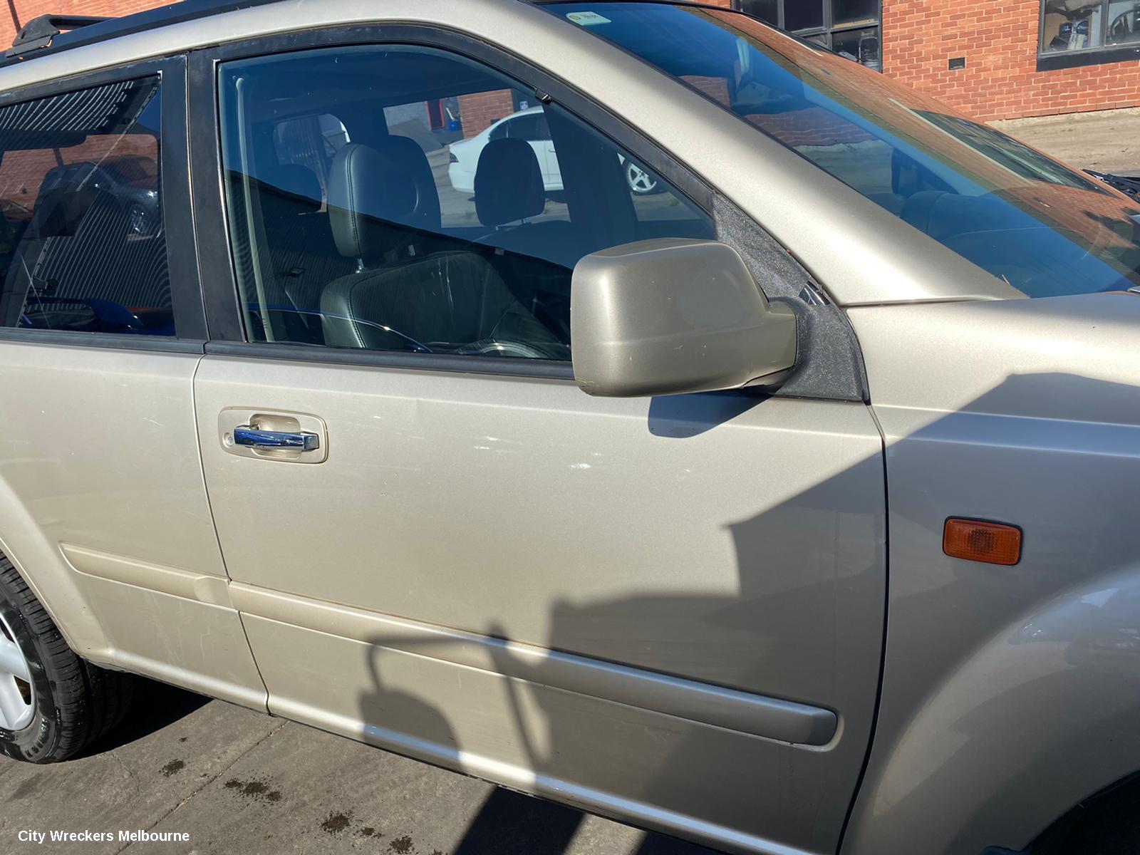 NISSAN XTRAIL LEFT FRONT DOOR, T30, 10/2001 - 09/2007