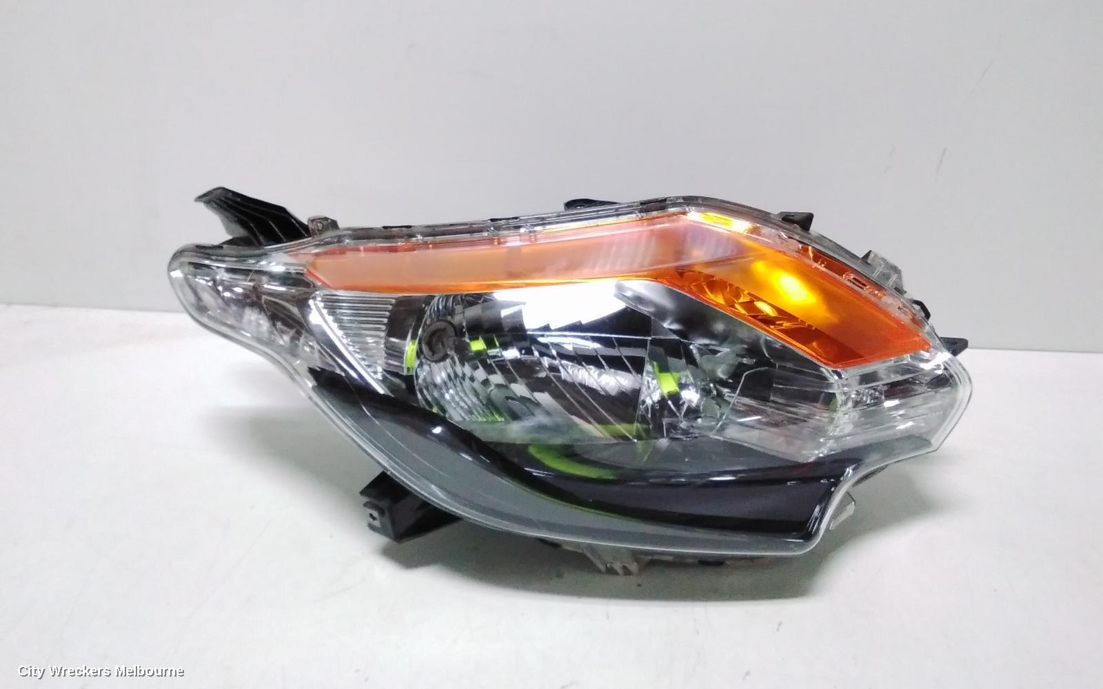MITSUBISHI TRITON RIGHT HEADLAMP, MQ, HALOGEN TYPE, CLEAR INSERT, 03/2015 - 10/2018