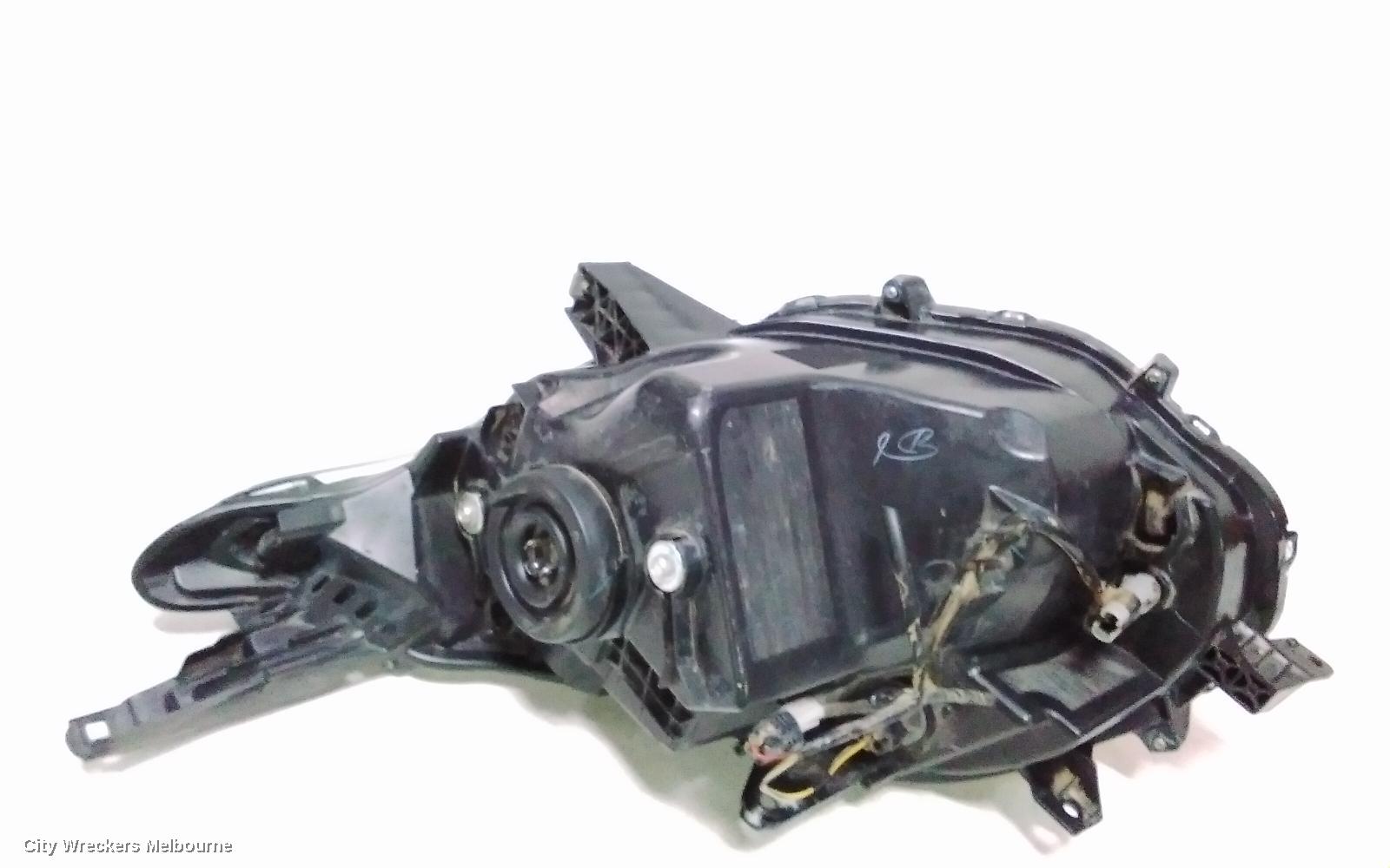 MITSUBISHI TRITON RIGHT HEADLAMP, MQ, HALOGEN TYPE, CLEAR INSERT, 03/2015 - 10/2018