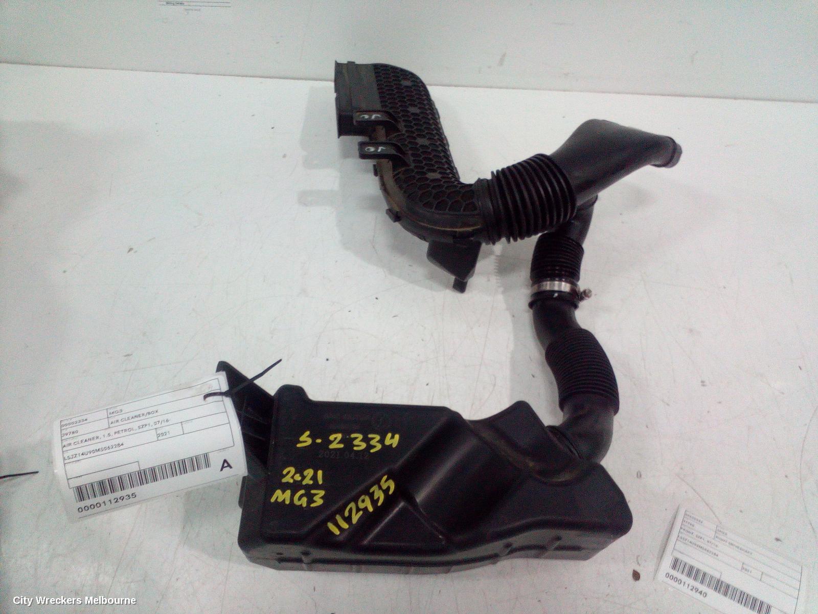 MG MG3 AIR CLEANER/BOX, AIR CLEANER, 1.5, PETROL, SZP1, 07/2016 ONWARDS