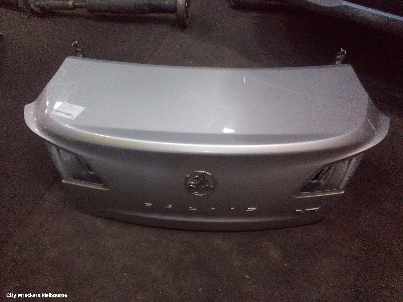 HOLDEN COMMODORE BOOTLID/TAILGATE, BOOTLID, VF, SEDAN, NON SPOILER TYPE, 05/2013 - 12/2017