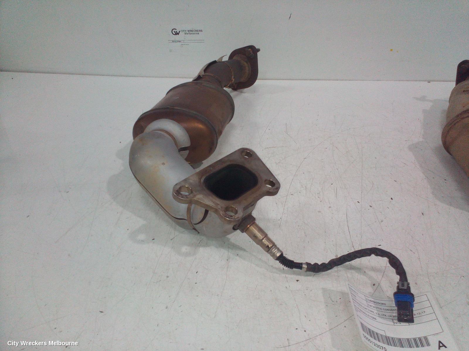 HOLDEN COMMODORE CATALYTIC CONVERTER, MANIFOLD-CAT TYPE, 3.6, LFX, LH SIDE, VF, 05/2013 - 12/2017