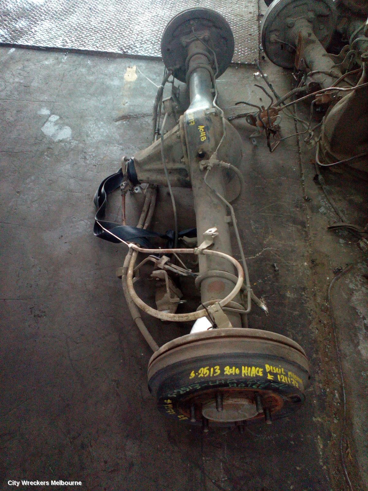 TOYOTA HIACE REAR DIFF ASSEMBLY, DIESEL, KDH, LWB/SLWB, 3.909 RATIO (A04B CODE), ABS TYPE, 09/2006 - 02/2015