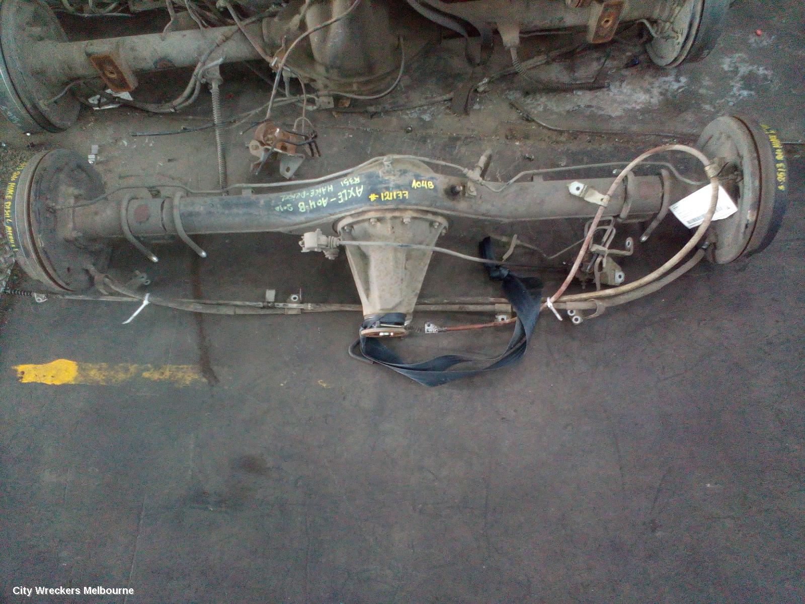 TOYOTA HIACE REAR DIFF ASSEMBLY, DIESEL, KDH, LWB/SLWB, 3.909 RATIO (A04B CODE), ABS TYPE, 09/2006 - 02/2015
