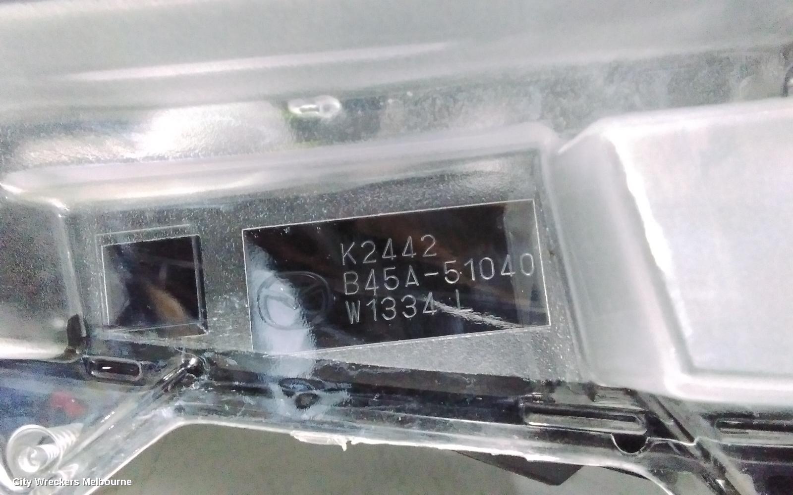 MAZDA 3 LEFT HEADLAMP, BM, NEO/MAXX/TOURING/SP25, HALOGEN TYPE, 11/2013 - 05/2016