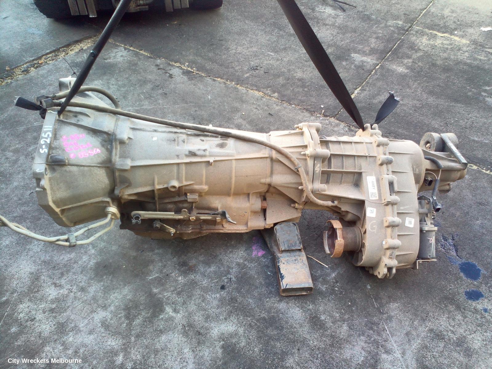 HOLDEN COLORADO TRANS/GEARBOX, AUTO, 4WD, DIESEL, 2.8, APR, TURBO, 6 SPEED, W/ TRANSFER CASE, RG/RG 7, 01/2012 - 06/2016