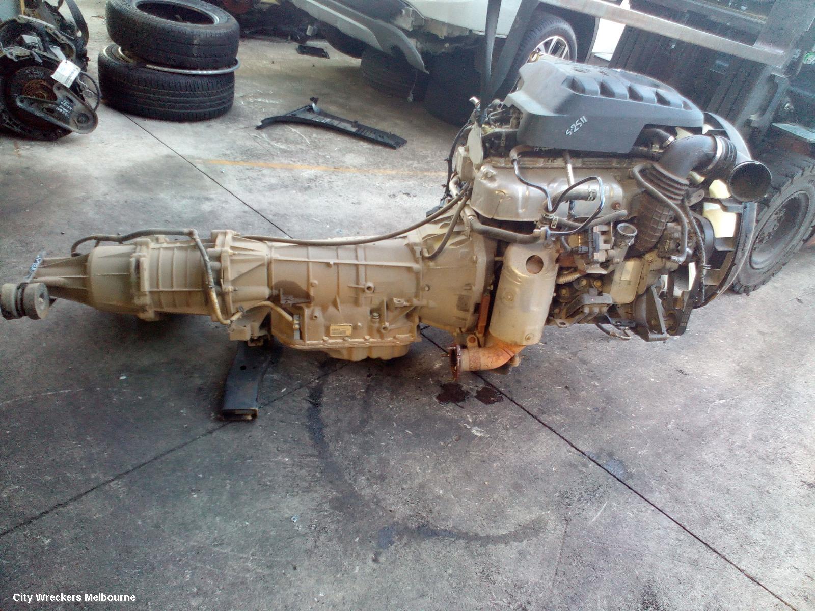 HOLDEN COLORADO TRANS/GEARBOX, AUTO, 4WD, DIESEL, 2.8, APR, TURBO, 6 SPEED, W/ TRANSFER CASE, RG/RG 7, 01/2012 - 06/2016