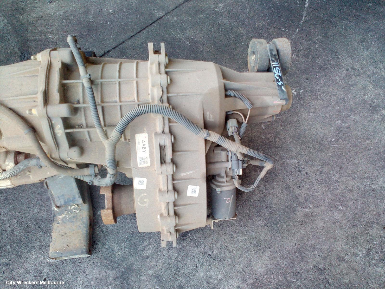 HOLDEN COLORADO TRANS/GEARBOX, AUTO, 4WD, DIESEL, 2.8, APR, TURBO, 6 SPEED, W/ TRANSFER CASE, RG/RG 7, 01/2012 - 06/2016