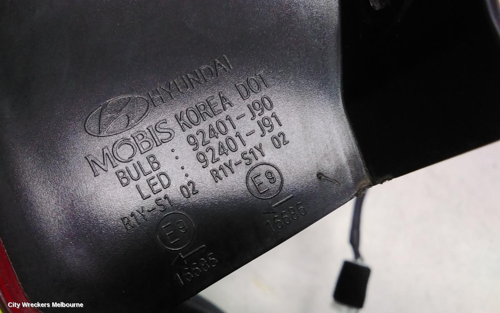 HYUNDAI KONA LEFT TAILLIGHT, OS, IN BODY, NON LED TYPE, 09/2017 - 10/2020