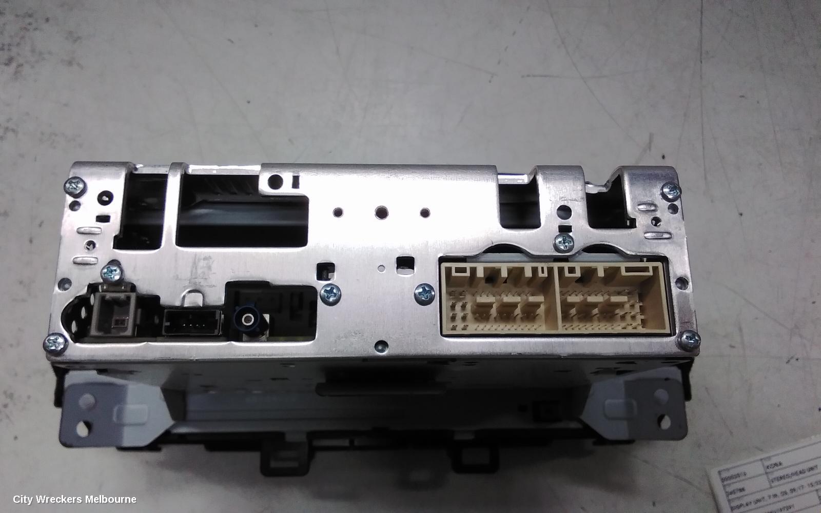 HYUNDAI KONA RADIO/CD/DVD/SAT/TV, DISPLAY UNIT, 7 IN, OS, 09/2017 ONWARDS 10/2020