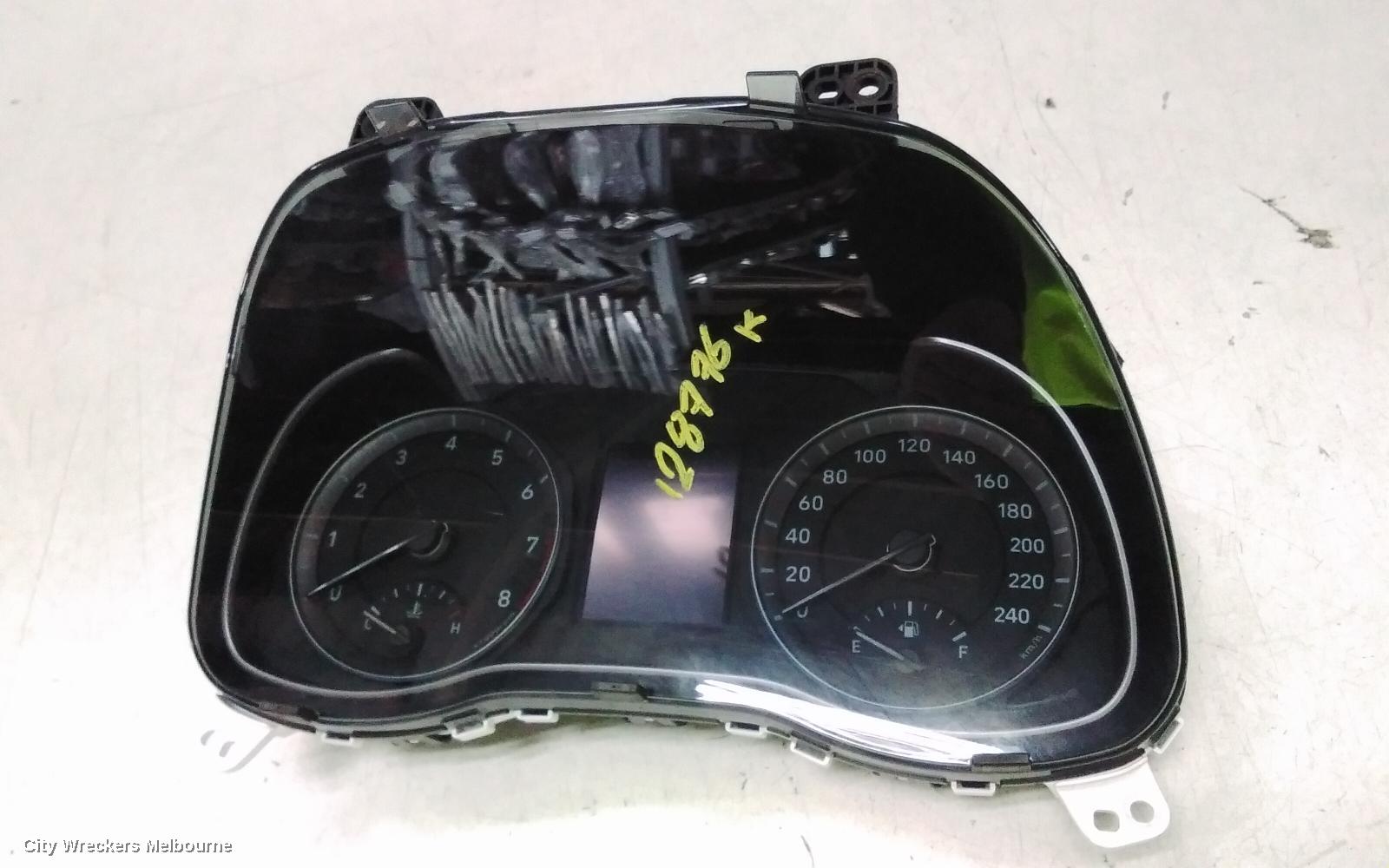 HYUNDAI KONA INSTRUMENT CLUSTER, INSTRUMENT CLUSTER, STANDARD TYPE, OS, 09/2017 ONWARDS