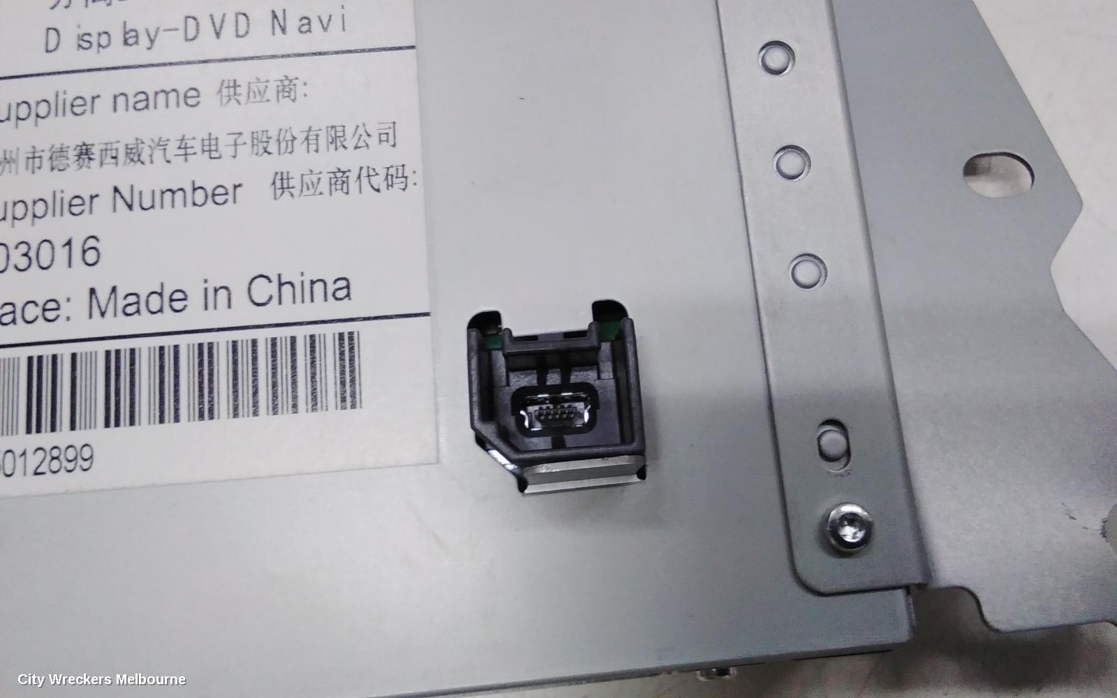 LDV G10 RADIO/CD/DVD/SAT/TV, DISPLAY UNIT, 10IN TOUCHSCREEN, SV7A/SV7C, WAGON/VAN, 04/2015 ONWARDS