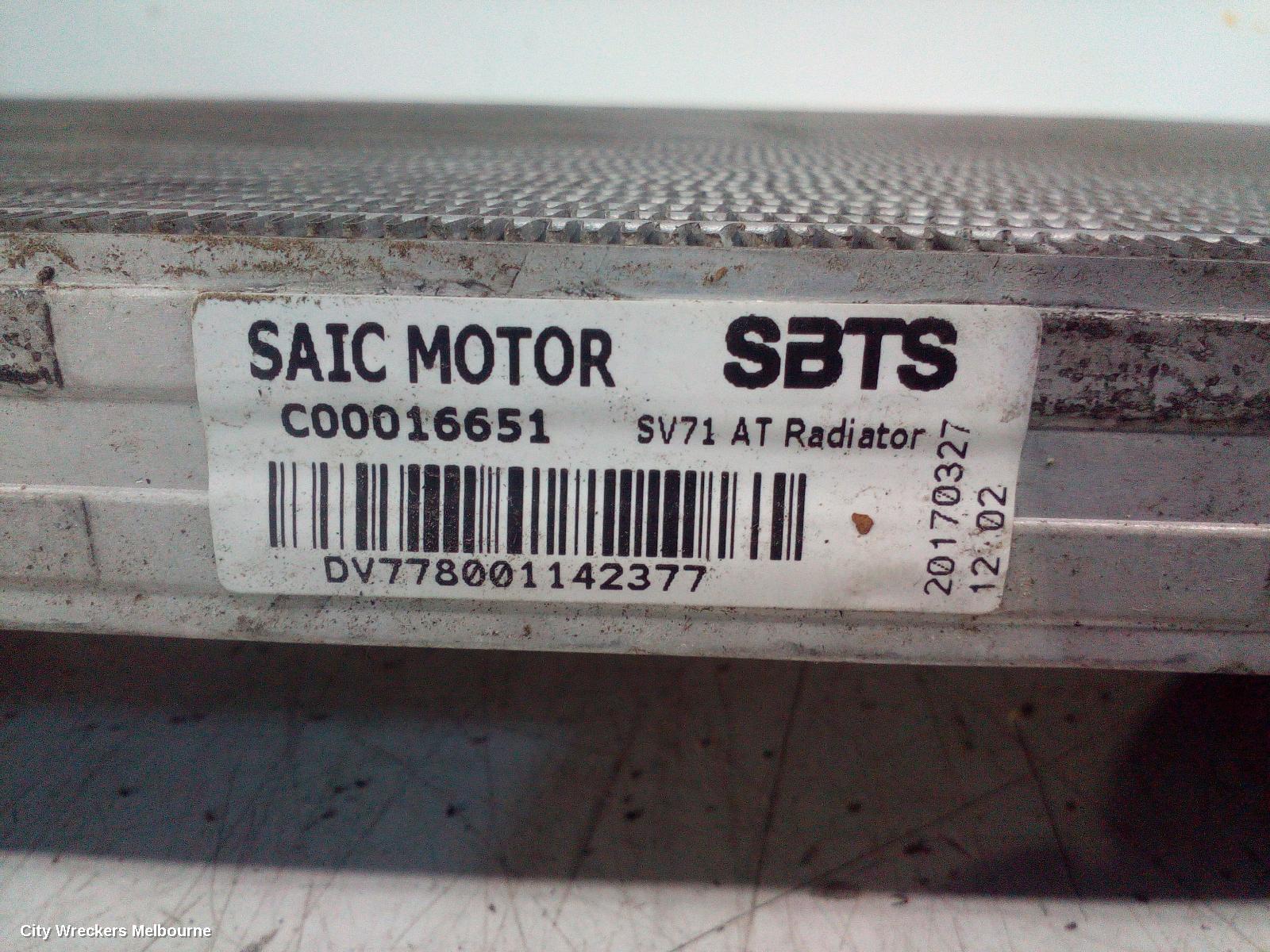 LDV G10 RADIATOR, AUTO, 2.0, PETROL, SV7A/SV7C, WAGON/VAN, 04/2015 ONWARDS