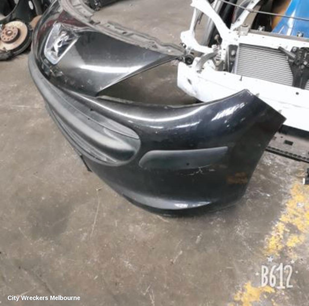 PEUGEOT 207 FRONT BUMPER, A7, XR, NON H/LAMP WASHER TYPE, 03/2007 - 12/2012