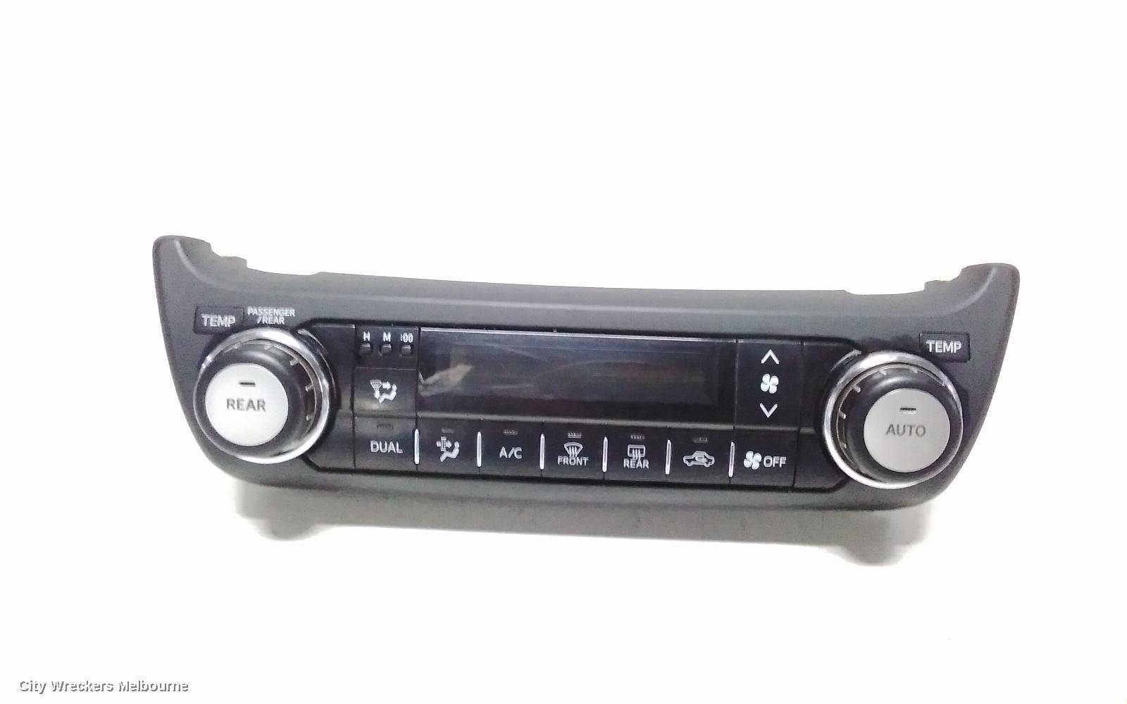 TOYOTA PRADO HEATER/AC CONTROLS, 150 SERIES, FRONT, CLIMATE CONTROL TYPE, 08/2009 - 07/2017