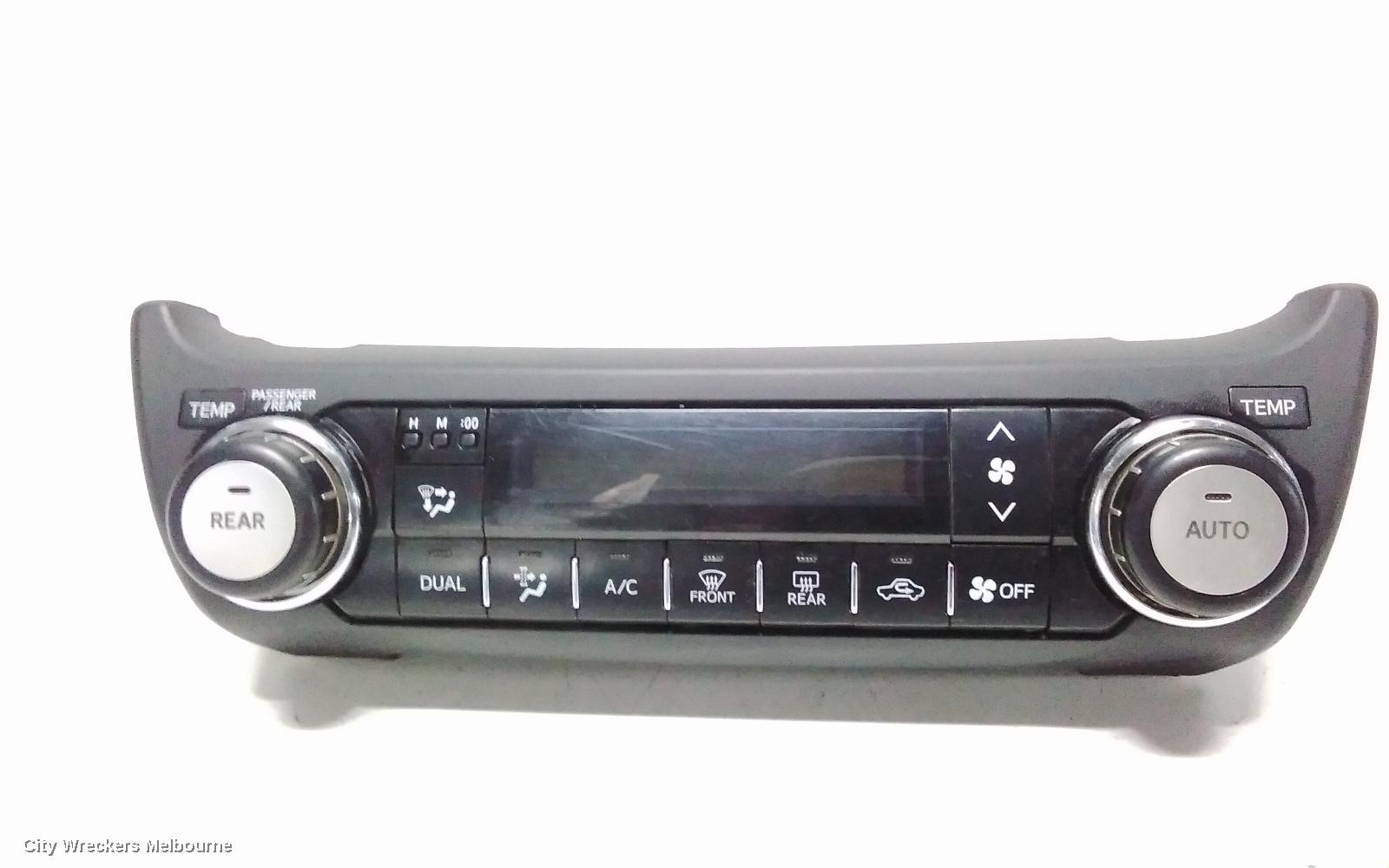TOYOTA PRADO HEATER/AC CONTROLS, 150 SERIES, FRONT, CLIMATE CONTROL TYPE, 08/2009 - 07/2017