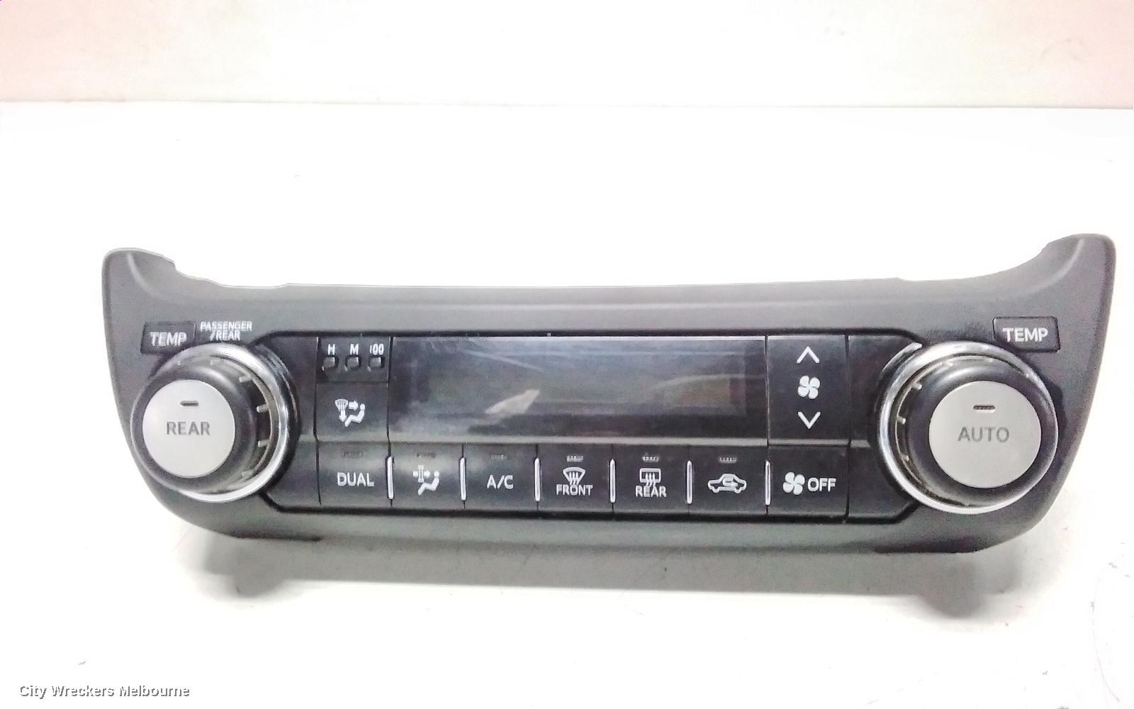 TOYOTA PRADO HEATER/AC CONTROLS, 150 SERIES, FRONT, CLIMATE CONTROL TYPE, 08/2009 - 07/2017