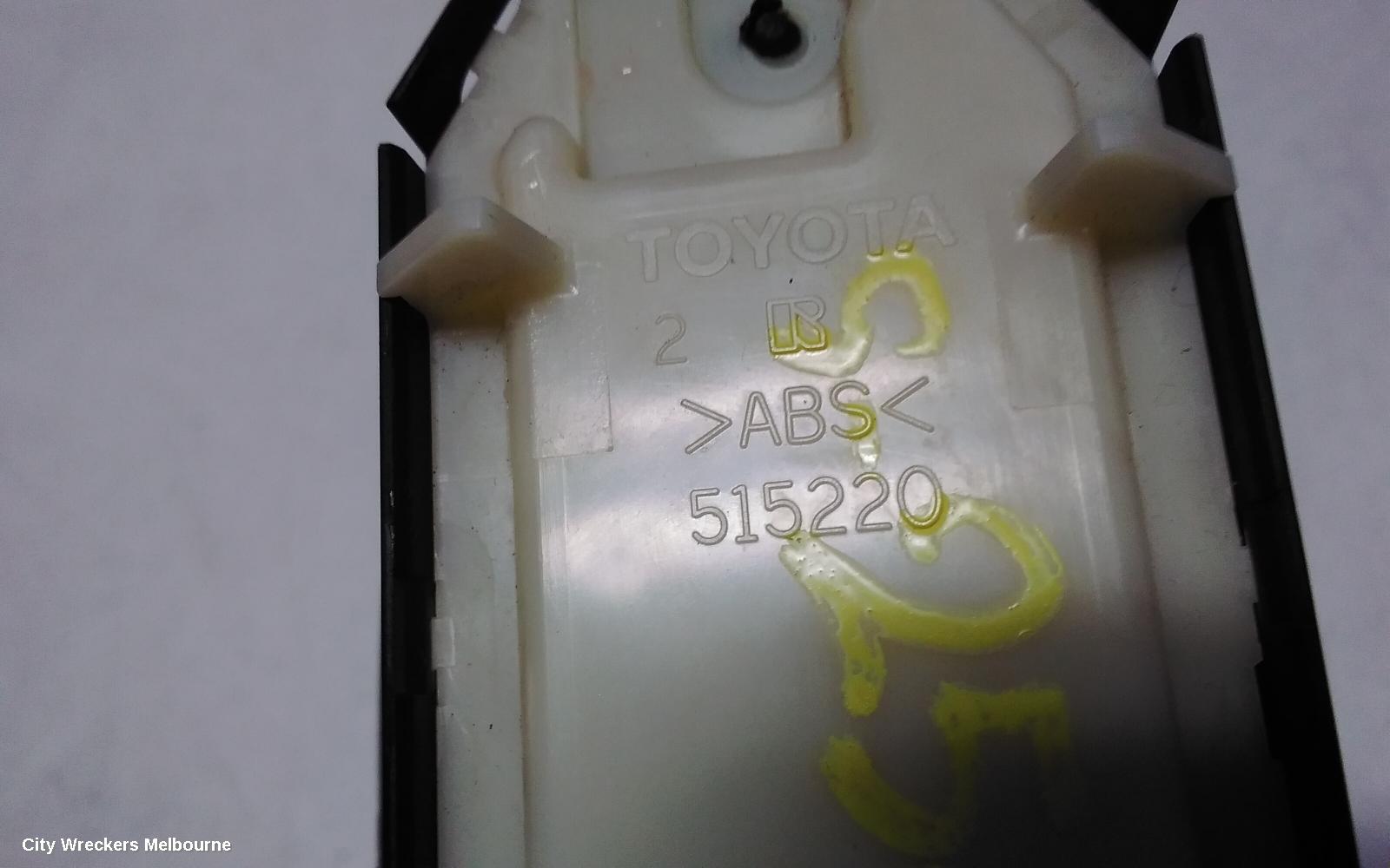 TOYOTA PRADO PWR DR WIND SWITCH, RH FRONT (MASTER SWITCH), 5DR TYPE, 150 SERIES, 08/2009 - 11/2023