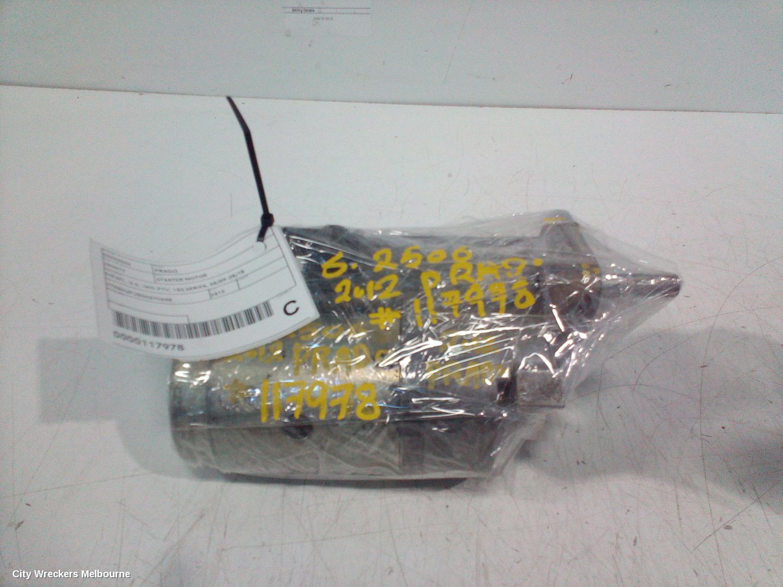 TOYOTA PRADO STARTER, DIESEL, 3.0, 1KD-FTV, 150 SERIES, 08/2009 - 05/2015