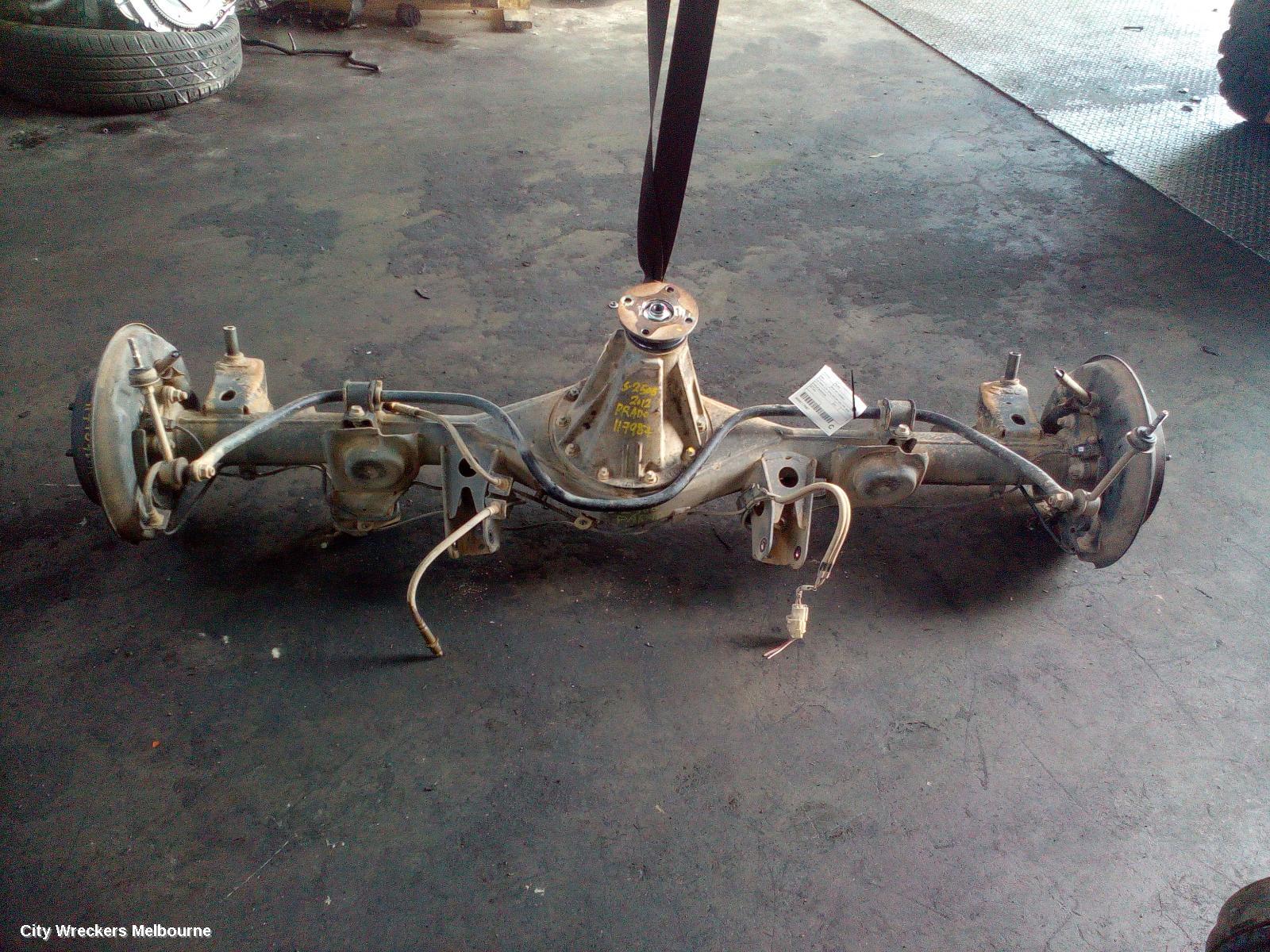 TOYOTA PRADO REAR DIFF ASSEMBLY, 150 SERIES, 3.909 RATIO, NON DIFF LOCK TYPE, 08/2009 - 11/2023