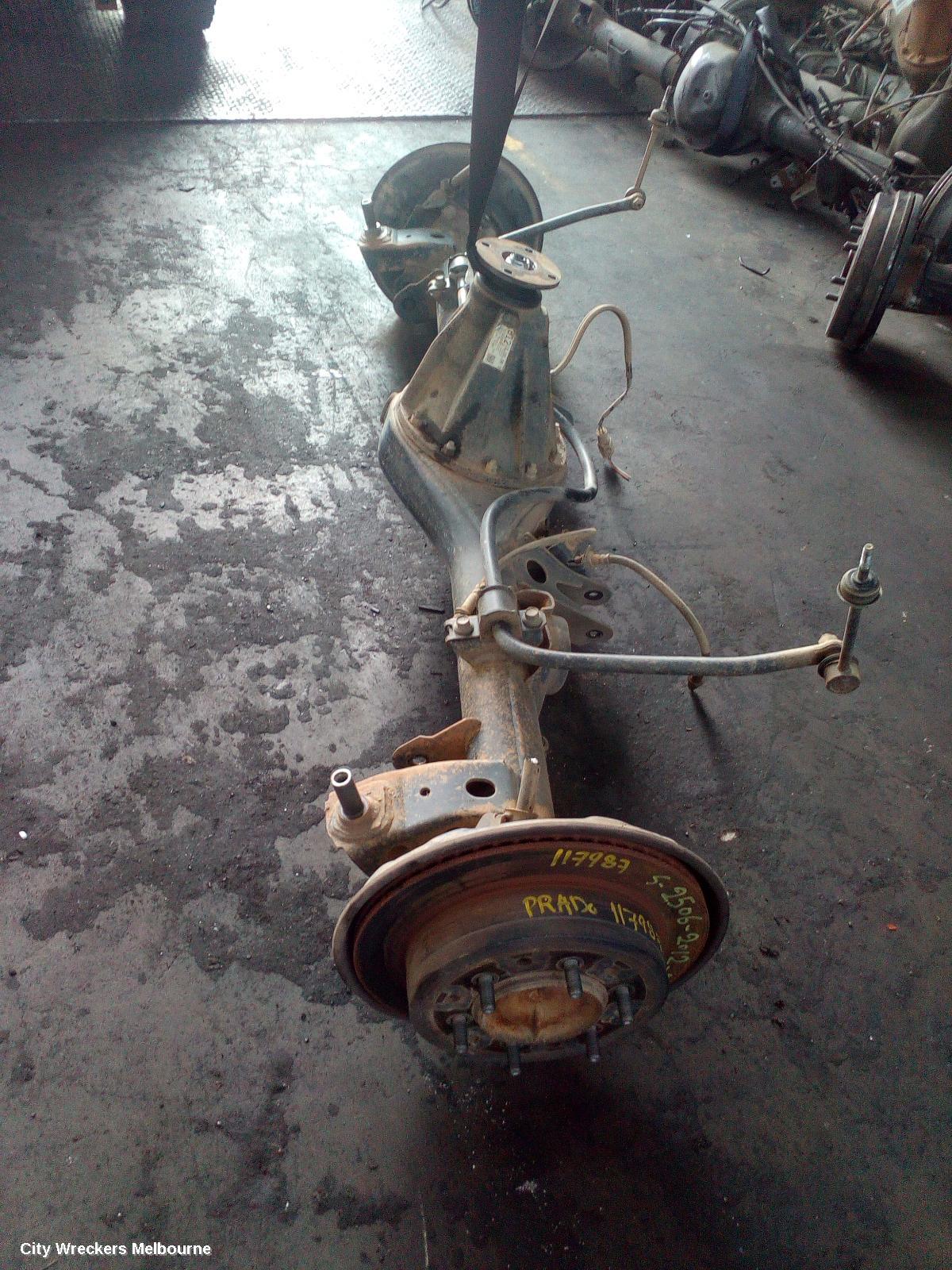 TOYOTA PRADO REAR DIFF ASSEMBLY, 150 SERIES, 3.909 RATIO, NON DIFF LOCK TYPE, 08/2009 - 11/2023