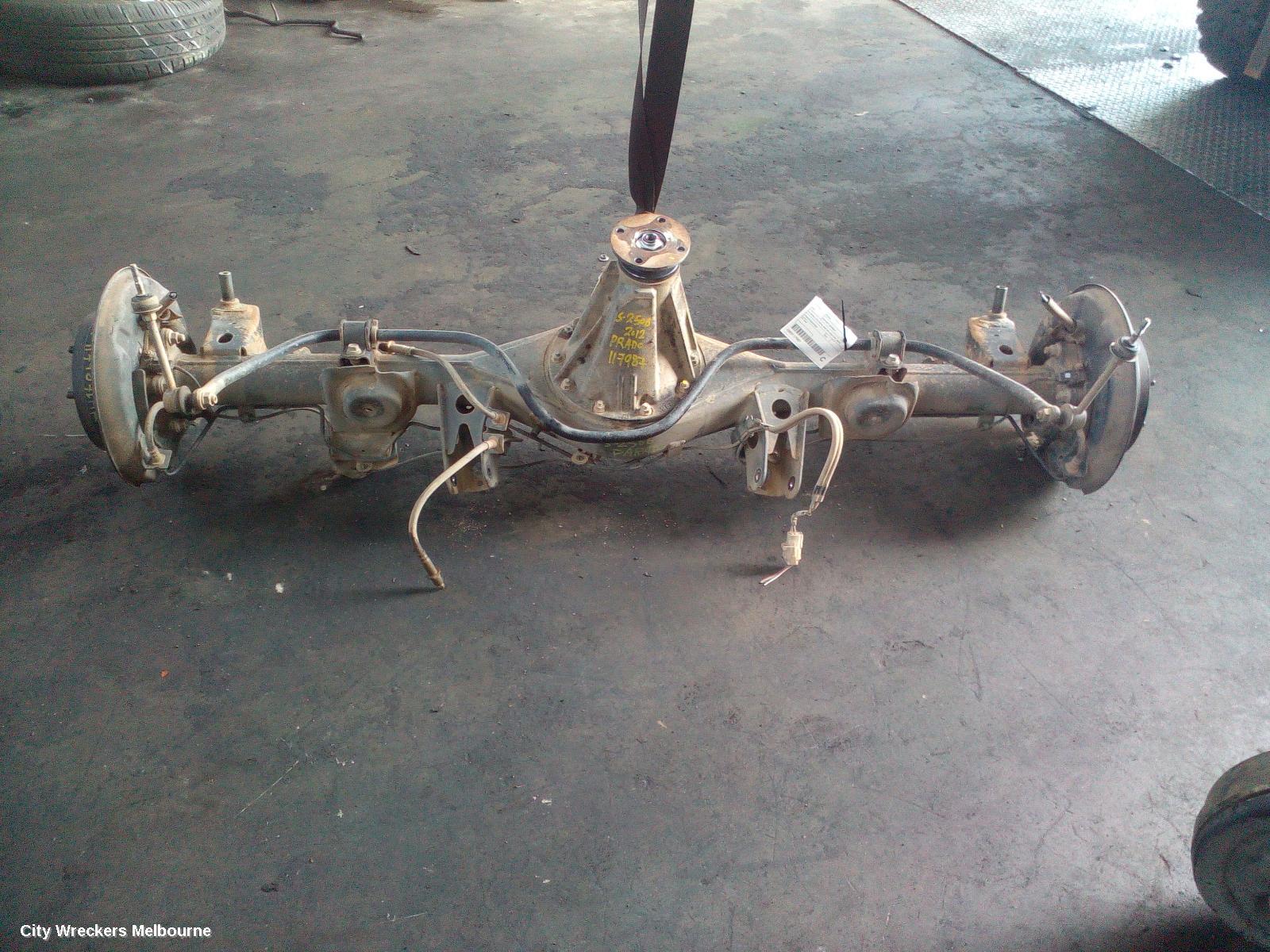 TOYOTA PRADO REAR DIFF ASSEMBLY, 150 SERIES, 3.909 RATIO, NON DIFF LOCK TYPE, 08/2009 - 11/2023