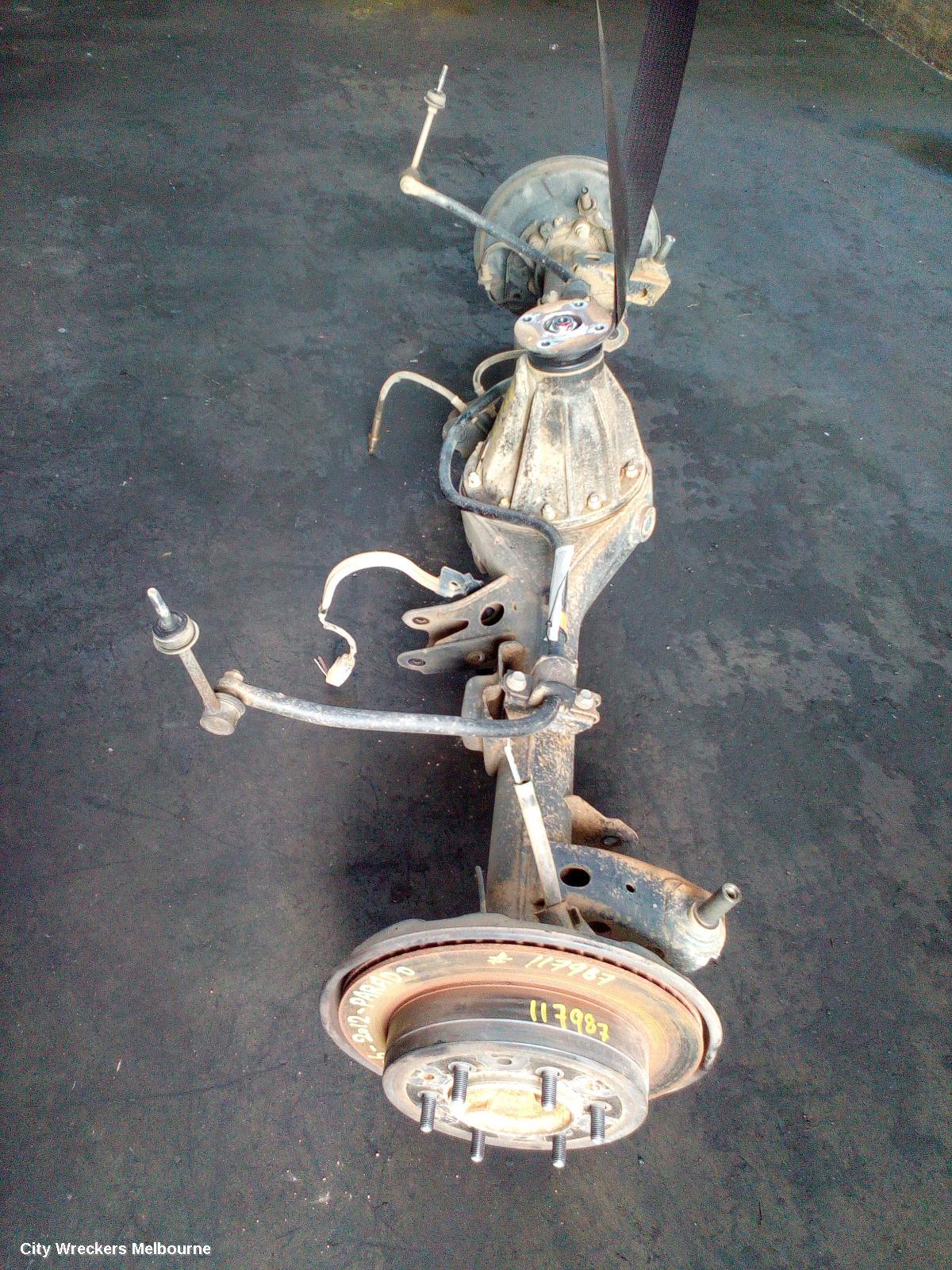 TOYOTA PRADO REAR DIFF ASSEMBLY, 150 SERIES, 3.909 RATIO, NON DIFF LOCK TYPE, 08/2009 - 11/2023