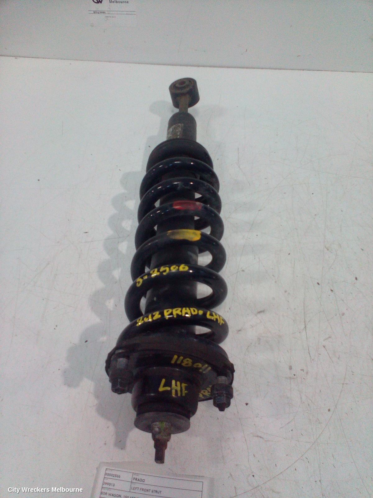 TOYOTA PRADO LEFT FRONT STRUT, 5DR WAGON, 150 SERIES, GX/GXL TYPE, 08/2009 - 07/2013