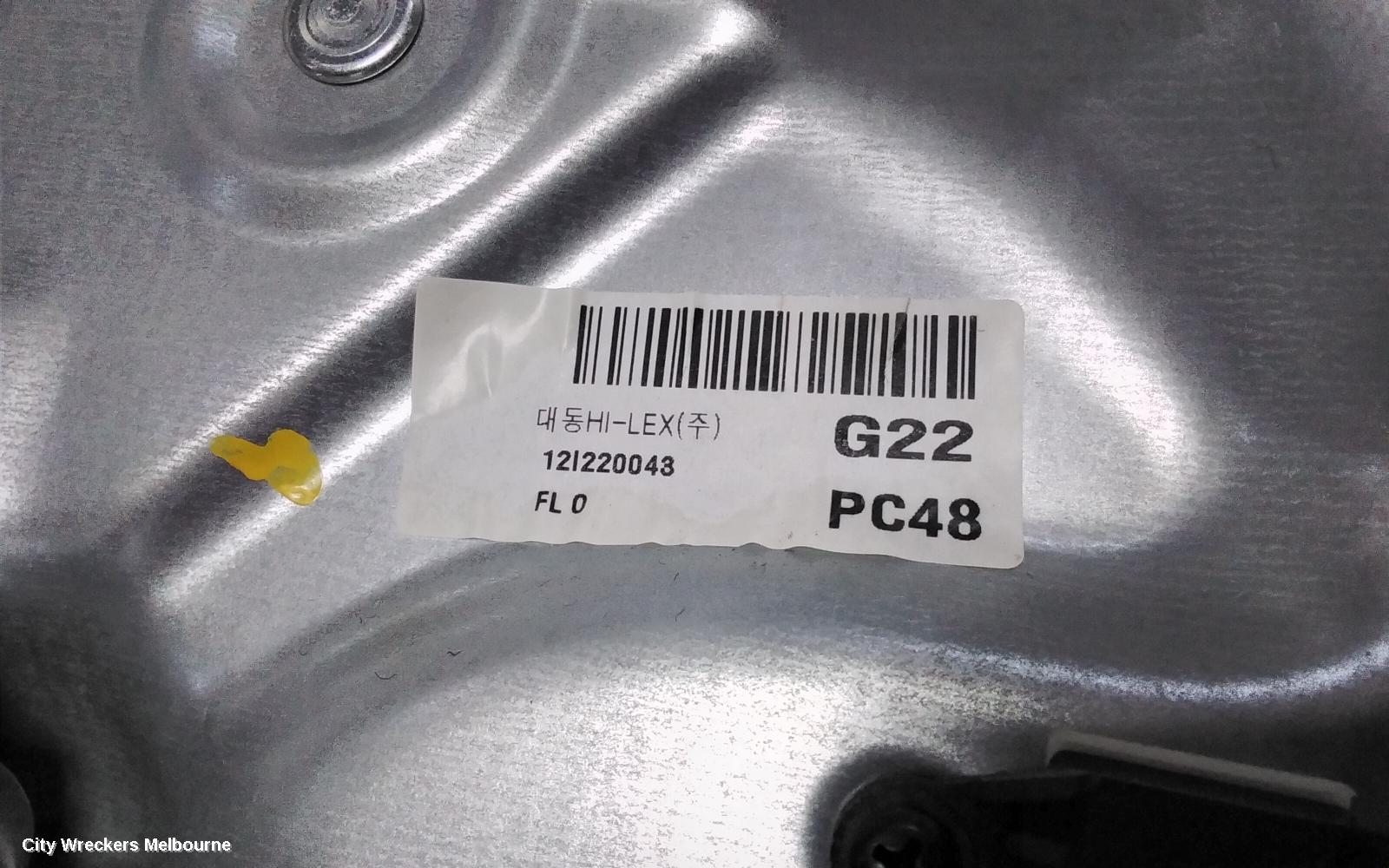 KIA SORENTO LEFT FRONT WINDOW REG/MOTOR, XM, WINDOW MOTOR AND REGULATOR, 10/2012 - 12/2014
