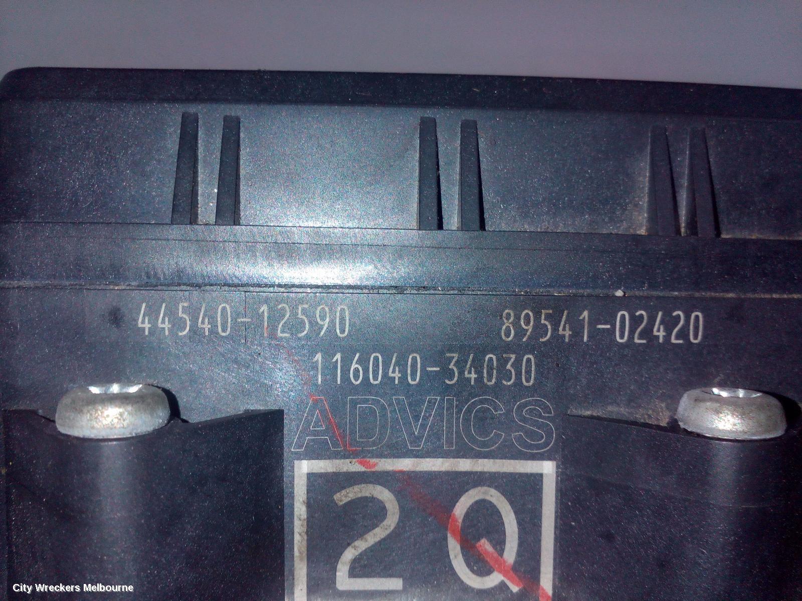TOYOTA COROLLA ABS PUMP/MODULATOR, ZRE172R, SEDAN, 12/2013 - 06/2019