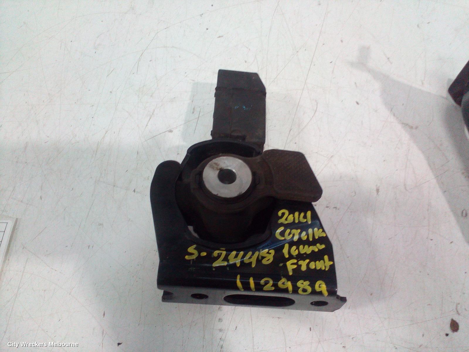 TOYOTA COROLLA MOUNT, ZRE172R FRONT ENGINE FWD AUTO 12/2013 - 06/2019