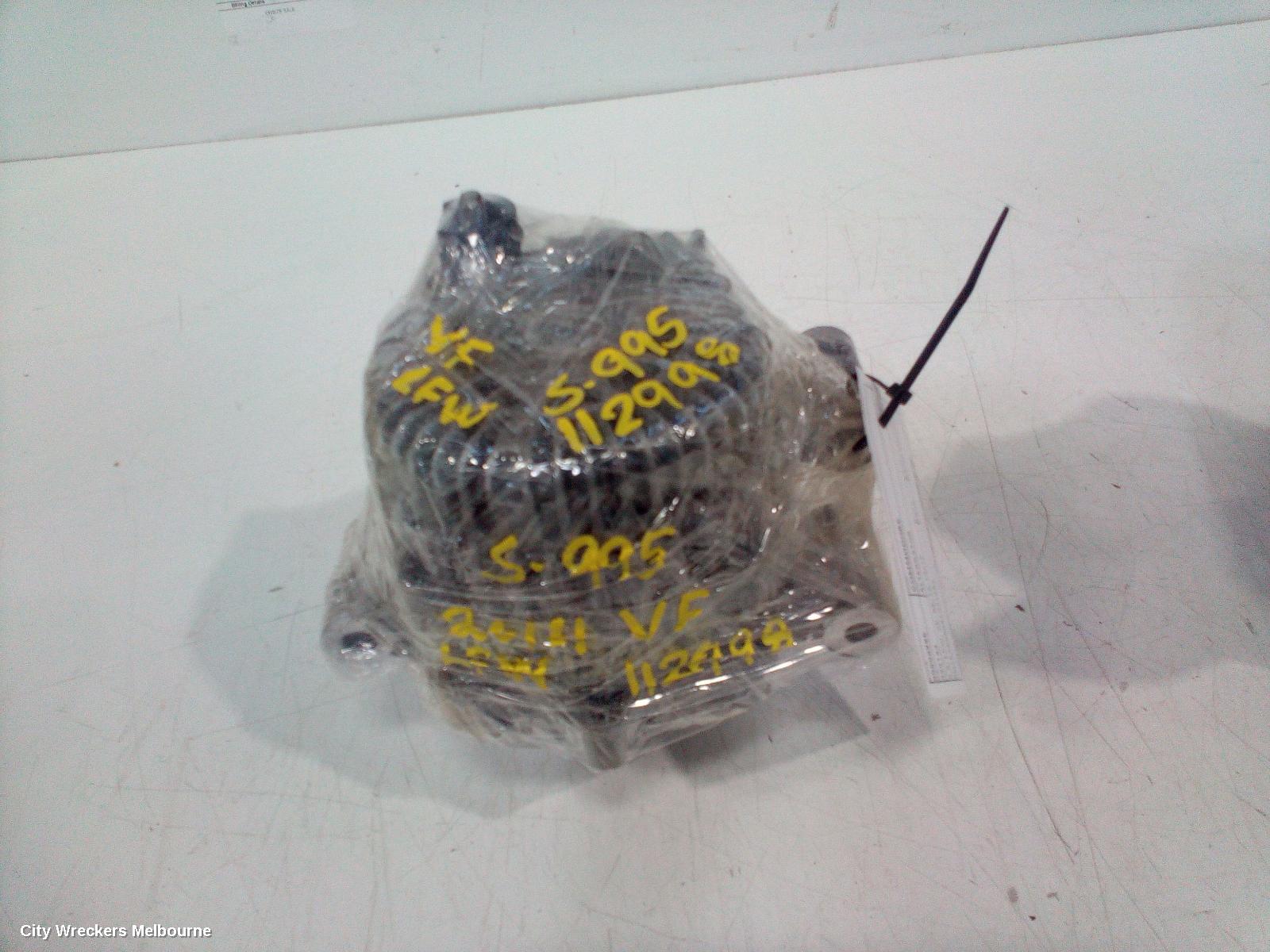 HOLDEN COMMODORE ALTERNATOR, 3.0, LFW, VF, 05/2013 - 12/2017