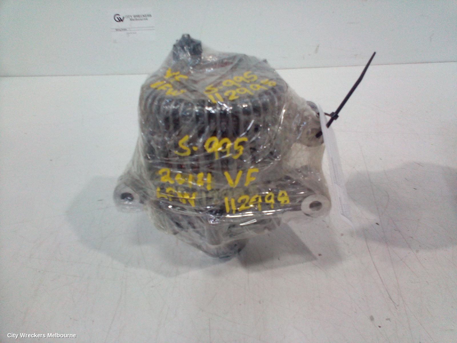 HOLDEN COMMODORE ALTERNATOR, 3.0, LFW, VF, 05/2013 - 12/2017