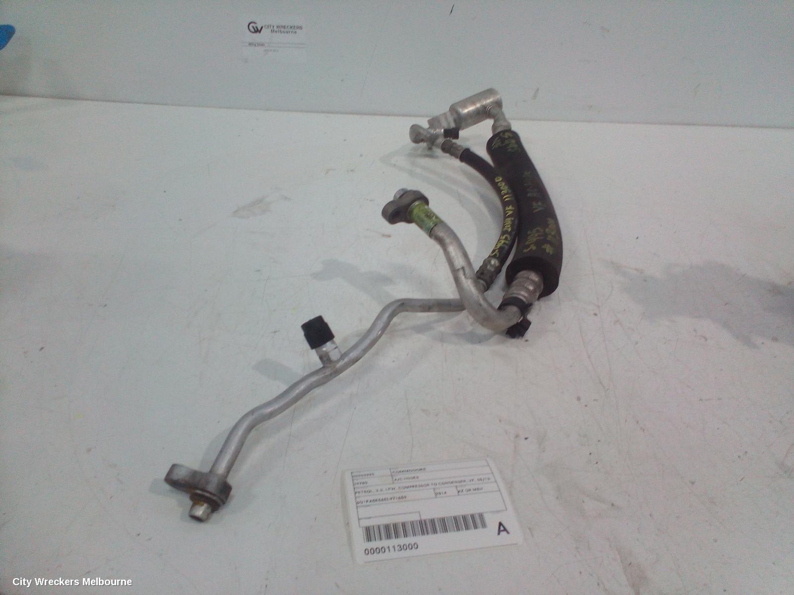 HOLDEN COMMODORE A/C HOSES, PETROL, 3.0, LFW, COMPRESSOR TO CONDENSER, VF, 05/2013 - 12/2017