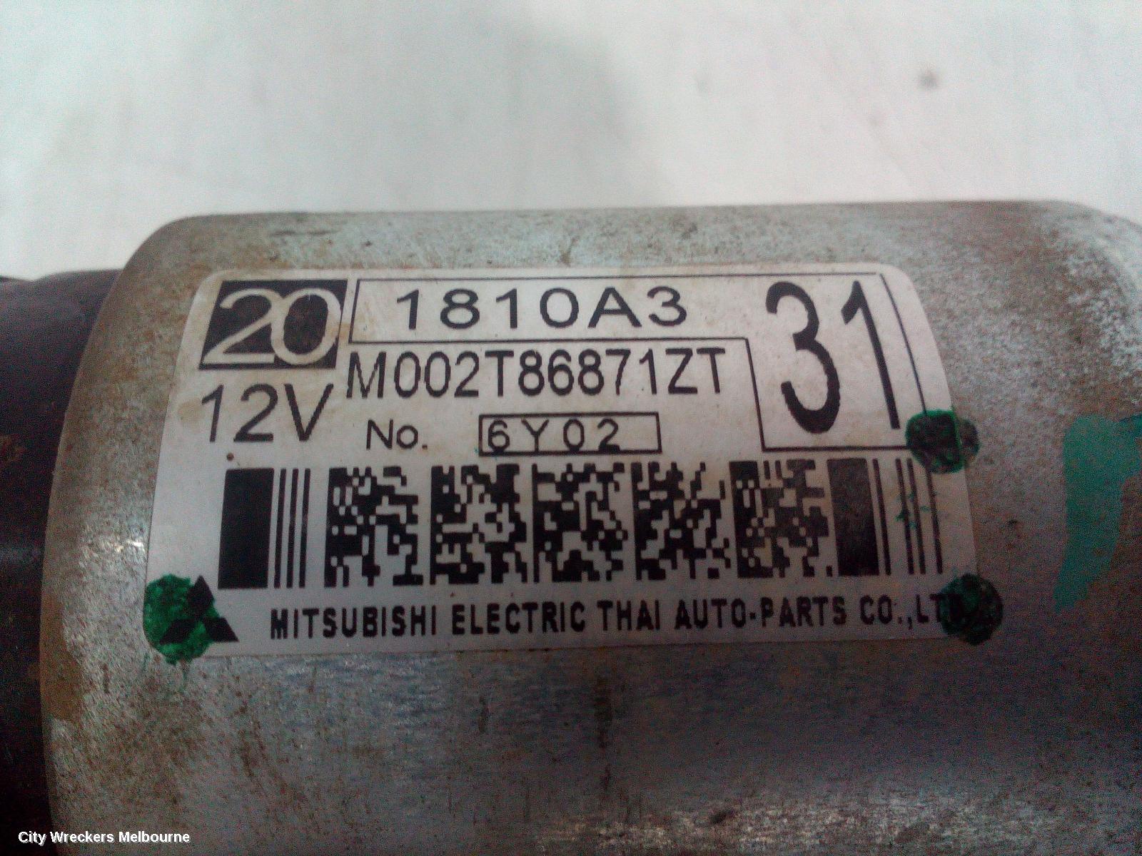 MITSUBISHI TRITON STARTER, DIESEL, 2.4, 4N15, AUTO T/M, MQ-MR, 03/2015 ONWARDS